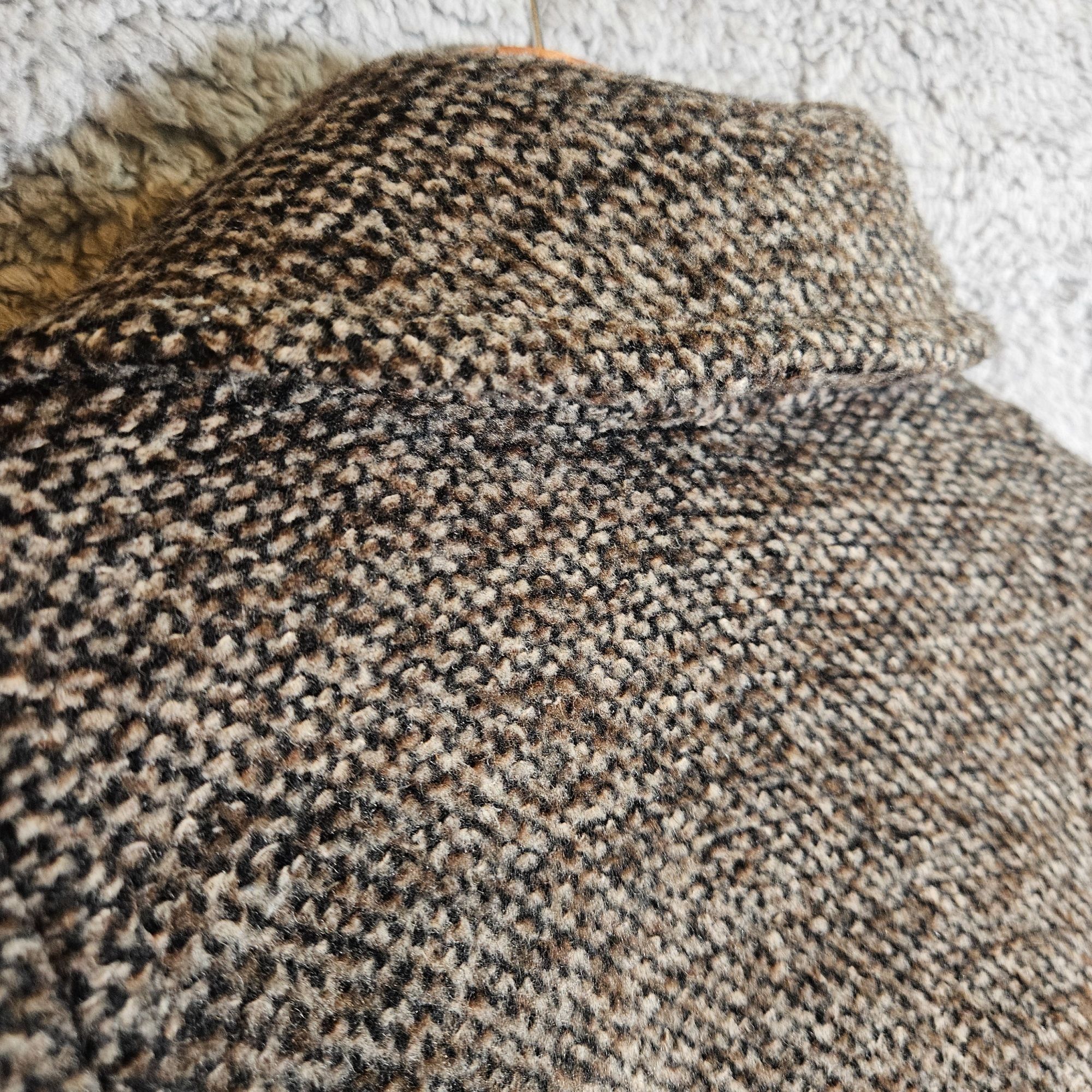 London Fog London Fog Women XL Tweed Wool Coat Brown Old Money Quiet Lu Size XL / US 12-14 / IT 48-50 - 7 Thumbnail
