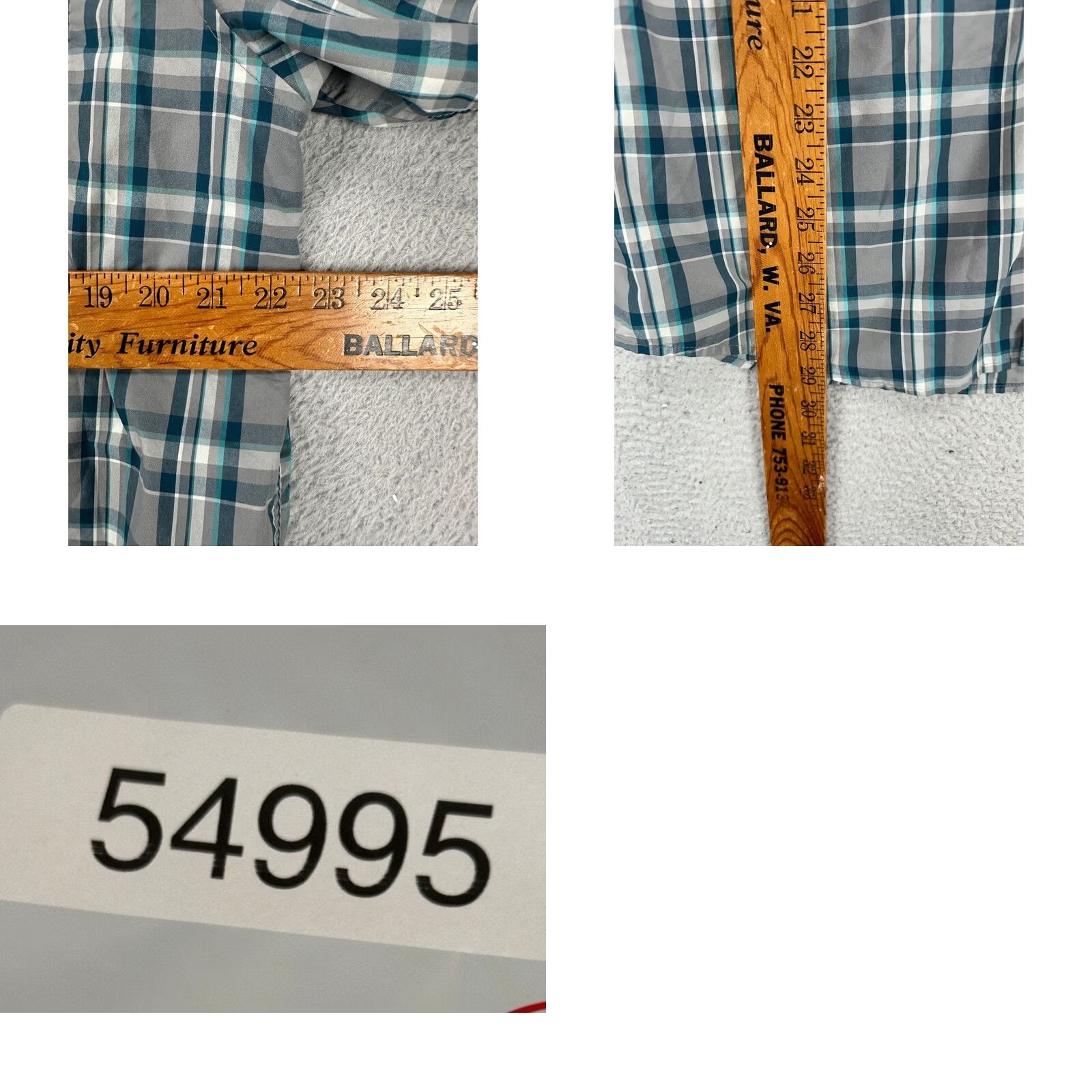 Patagonia Patagonia Shirt Mens Large Teal Grey Plaid Button Up Short Sleeve Pockets Outdoor Size US L / EU 52-54 / 3 - 8 Thumbnail