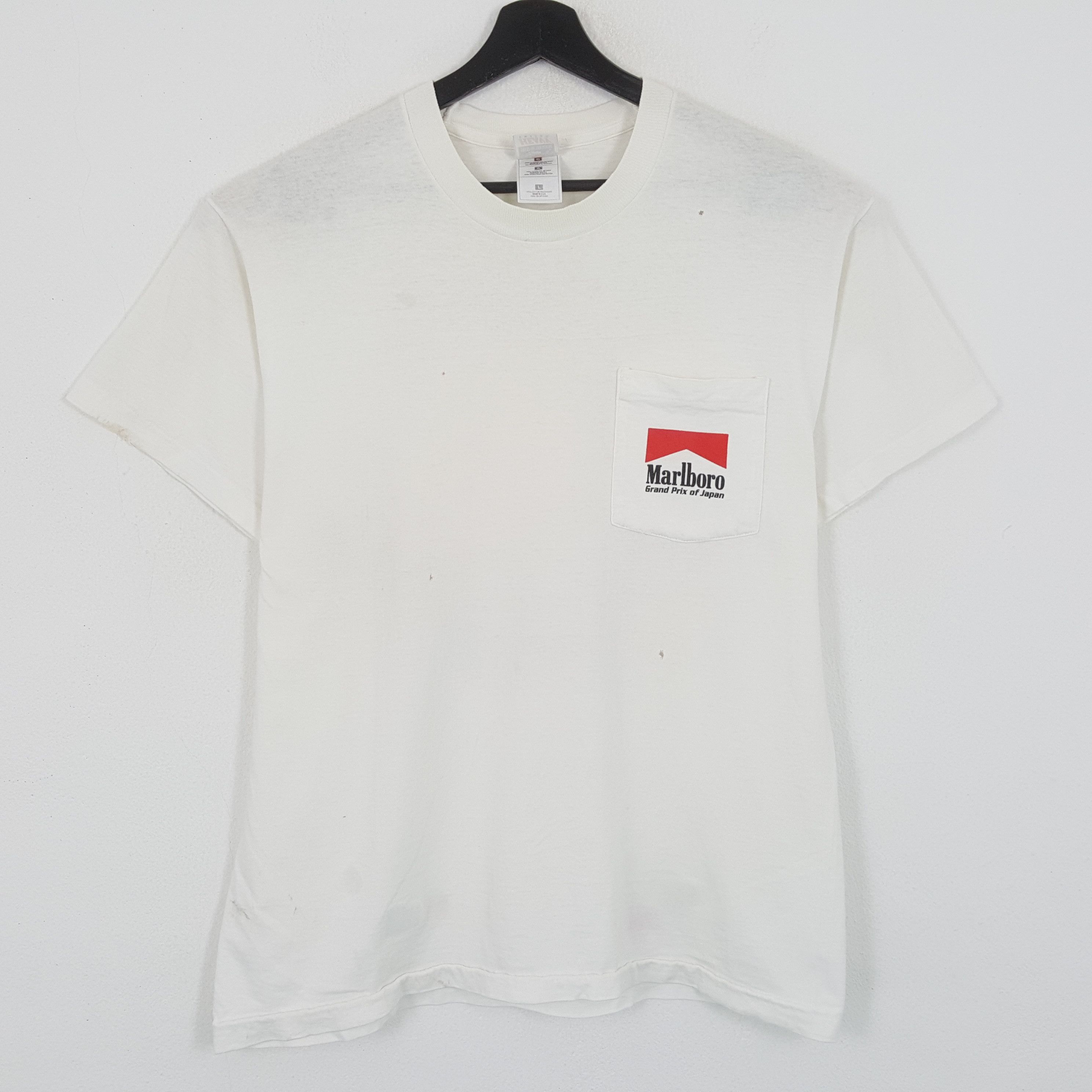 Marlboro × Vintage MARLBORO Grand Prix JAPAN Racing Vintage Tshirt Size US L / EU 52-54 / 3 - 3 Thumbnail