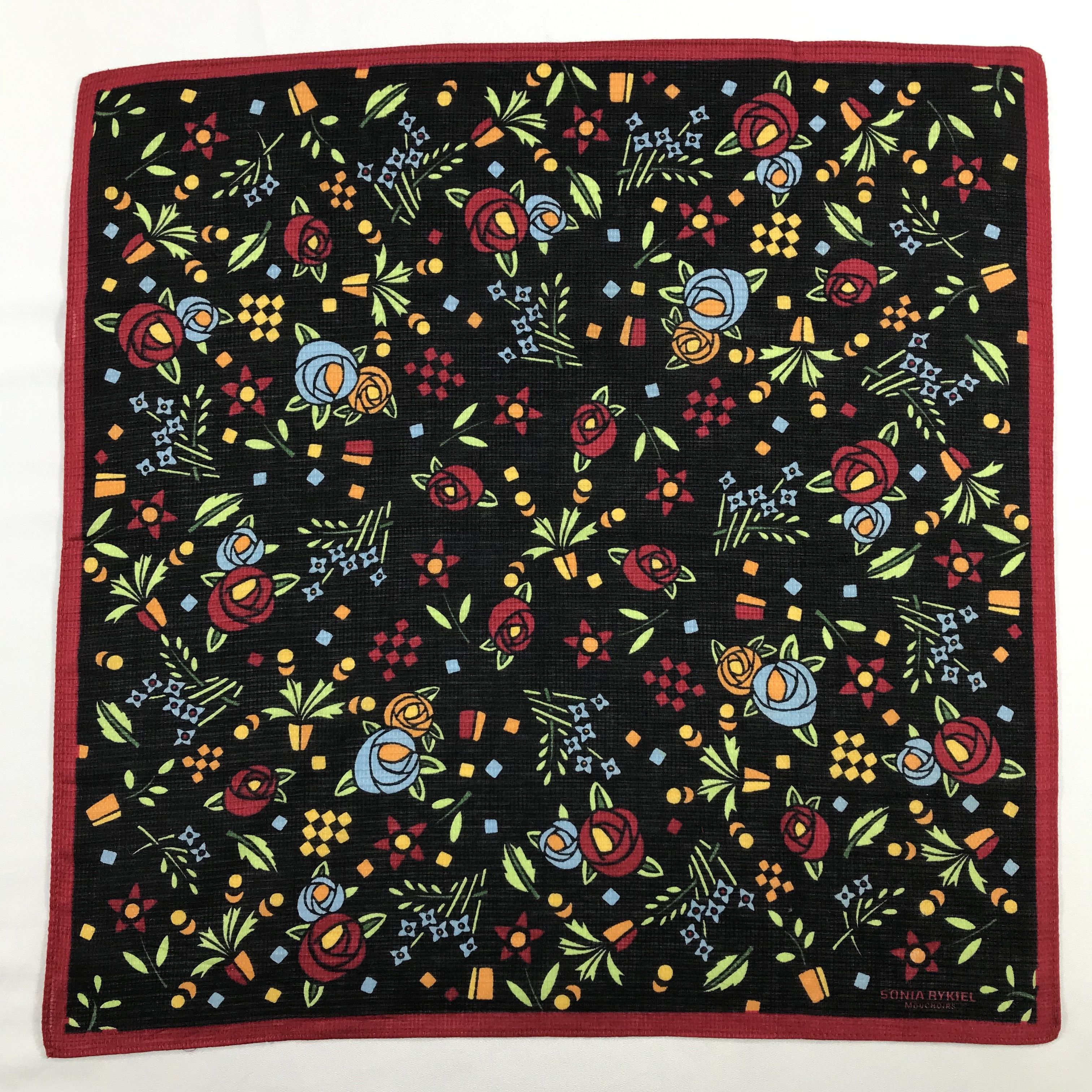 Sonia Rykiel × Vintage Sonia Rykiel Bandana / Handkerchief / Neckerchief - S2187 Size ONE SIZE - 1 Thumbnail