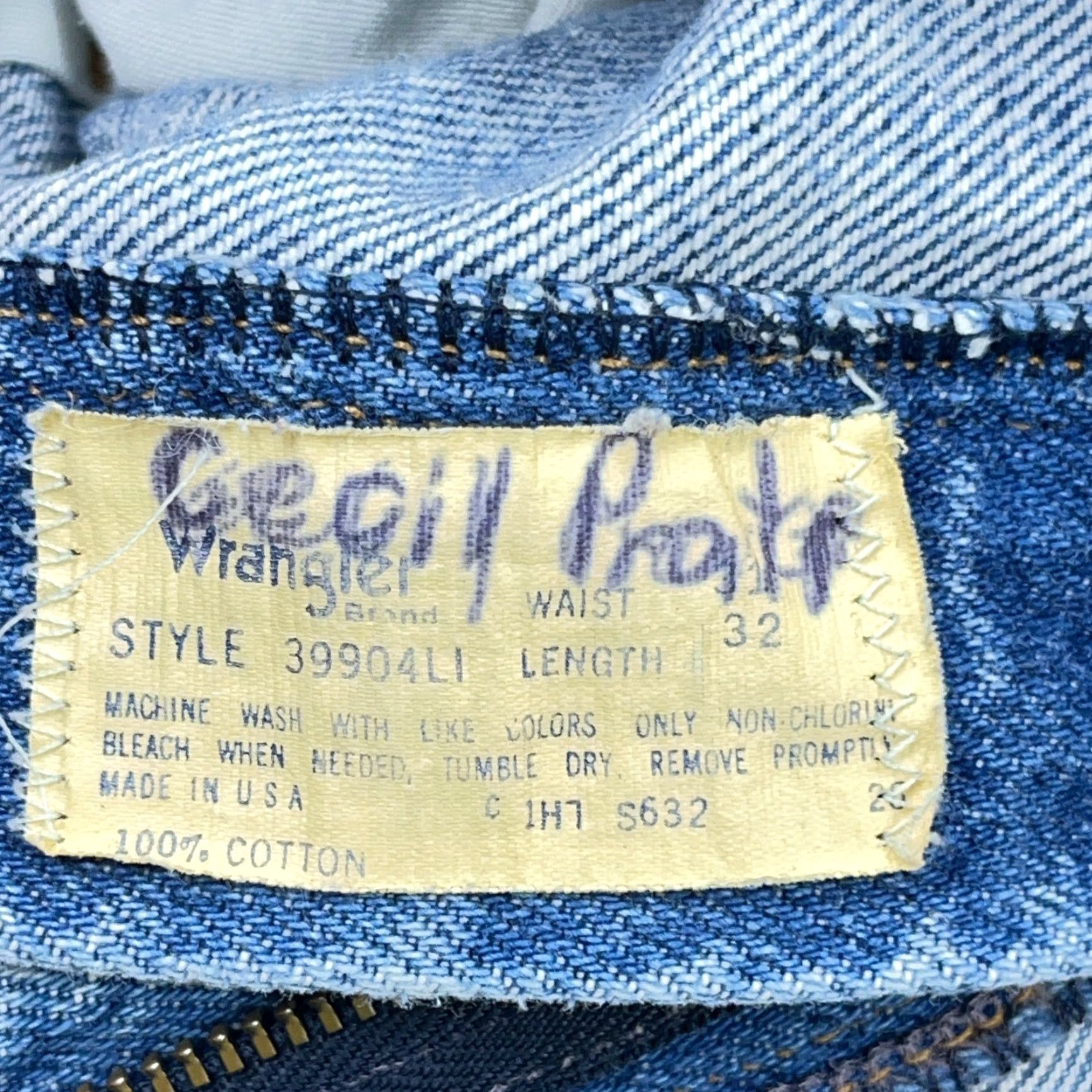 Wrangler VINTAGE Wrangler Jeans 28x30 Straight Leg Acid Wash Comfort Mens 80s Grunge Size US 28 / EU 44 - 4 Thumbnail
