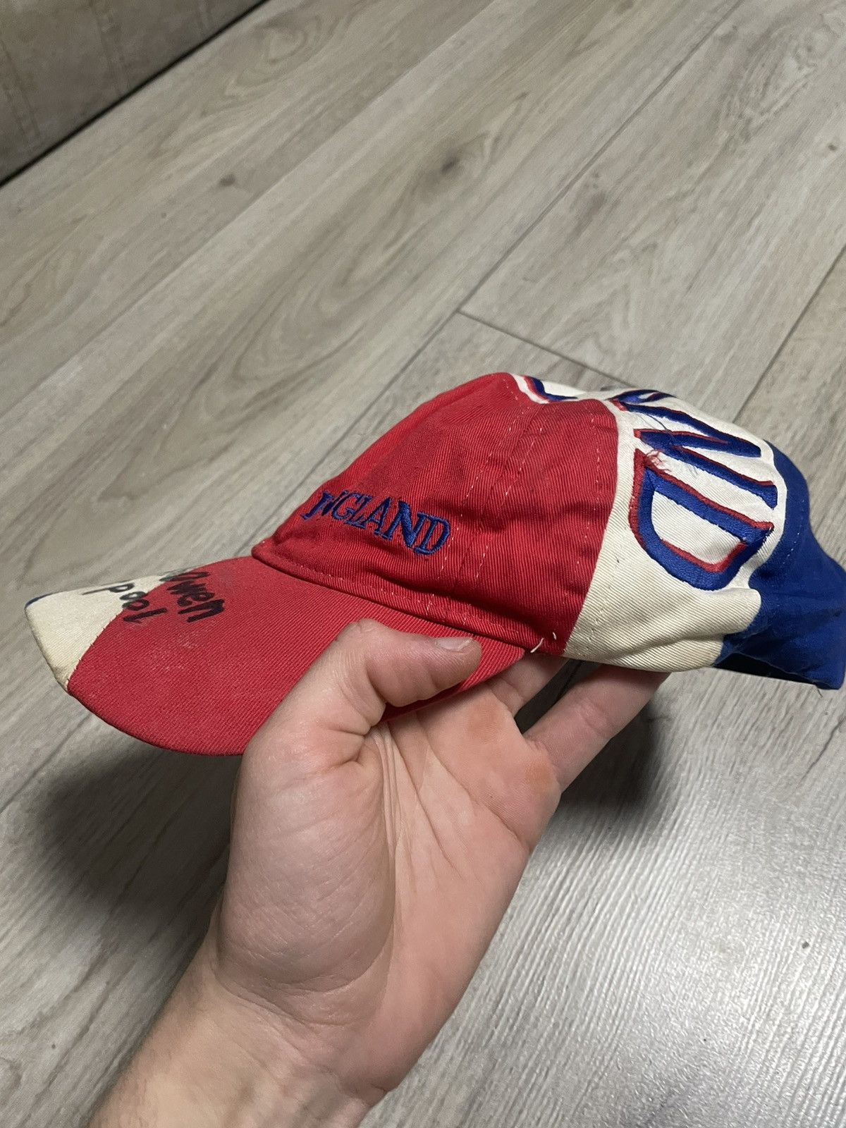 Vintage Vintage 90s England Michael Owen Liverpool AOP Cap Size ONE SIZE - 3 Thumbnail