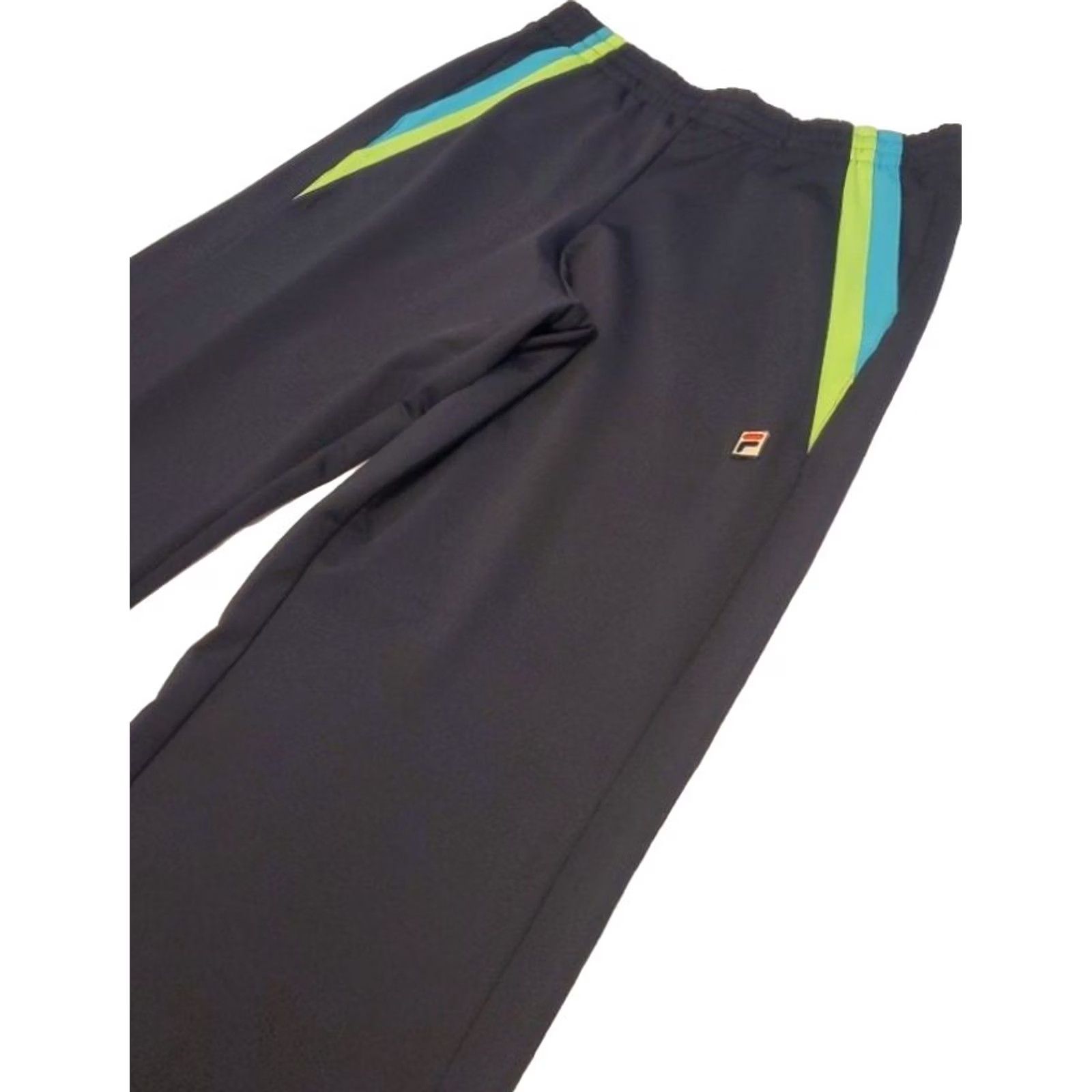 Fila VINTAGE FILA Sport Retro Jogger Track Pants Nylon Ankle Zipper Ladies XL Navy BLUE Wide-Leg New with Tags Women Track Pants Size 40" / US 18 - 2 Thumbnail