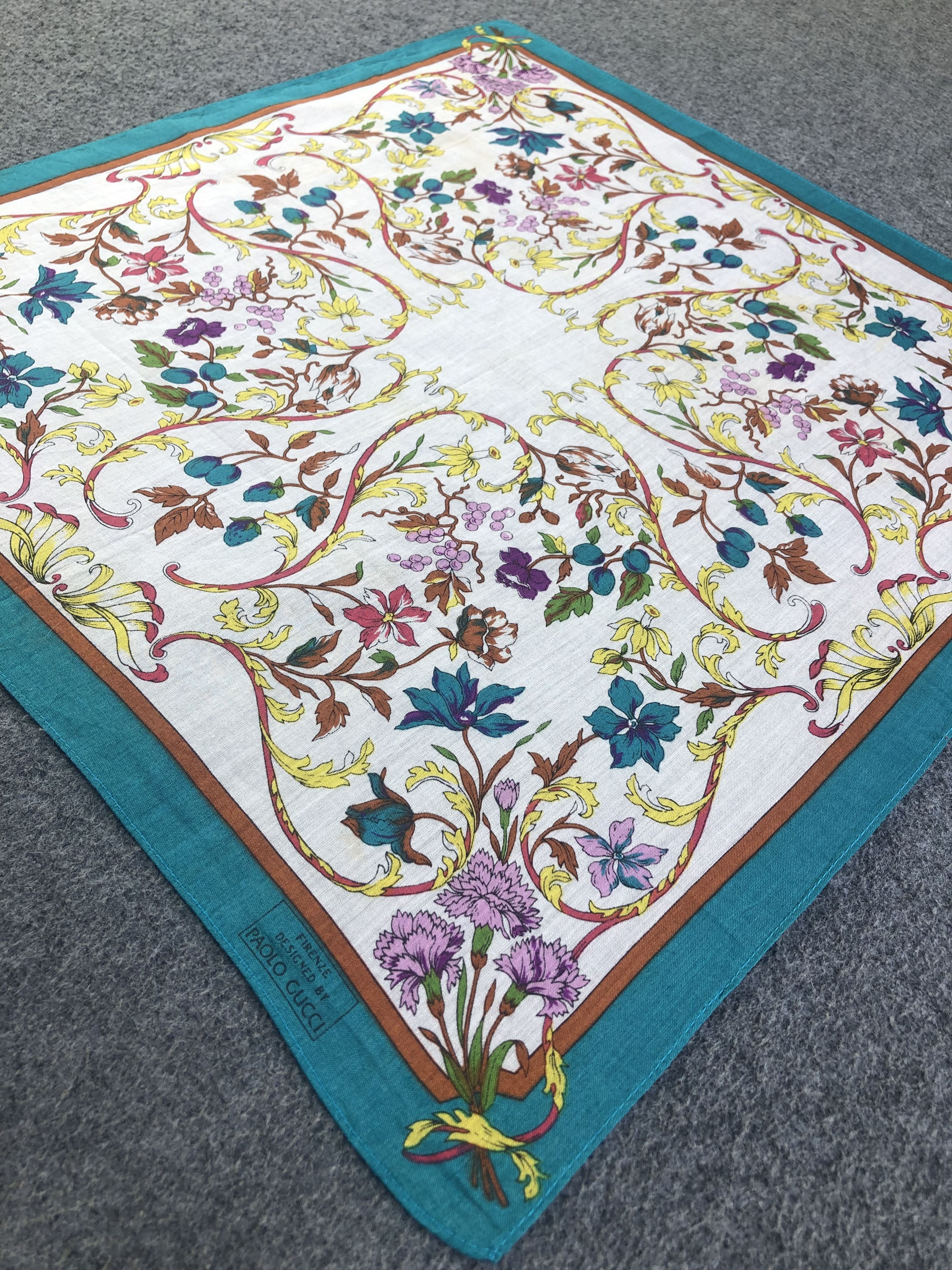 Paolo Gucci Paolo Gucci Handkerchief / Bandana / Neckerchief C442 Size ONE SIZE - 3 Thumbnail