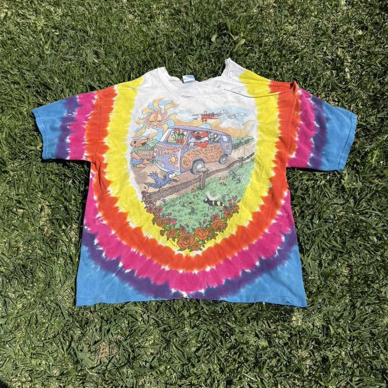 Vintage RARE 1994 Grateful Dead Tour Tee – Liquid Blue Size US XL / EU 56 / 4 - 1 Thumbnail
