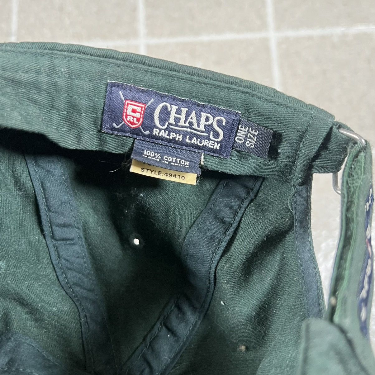 Chaps × Chaps Ralph Lauren × Vintage Vintage Chaps Ralph Lauren Green Golf Cap Hat Size ONE SIZE - 3 Thumbnail