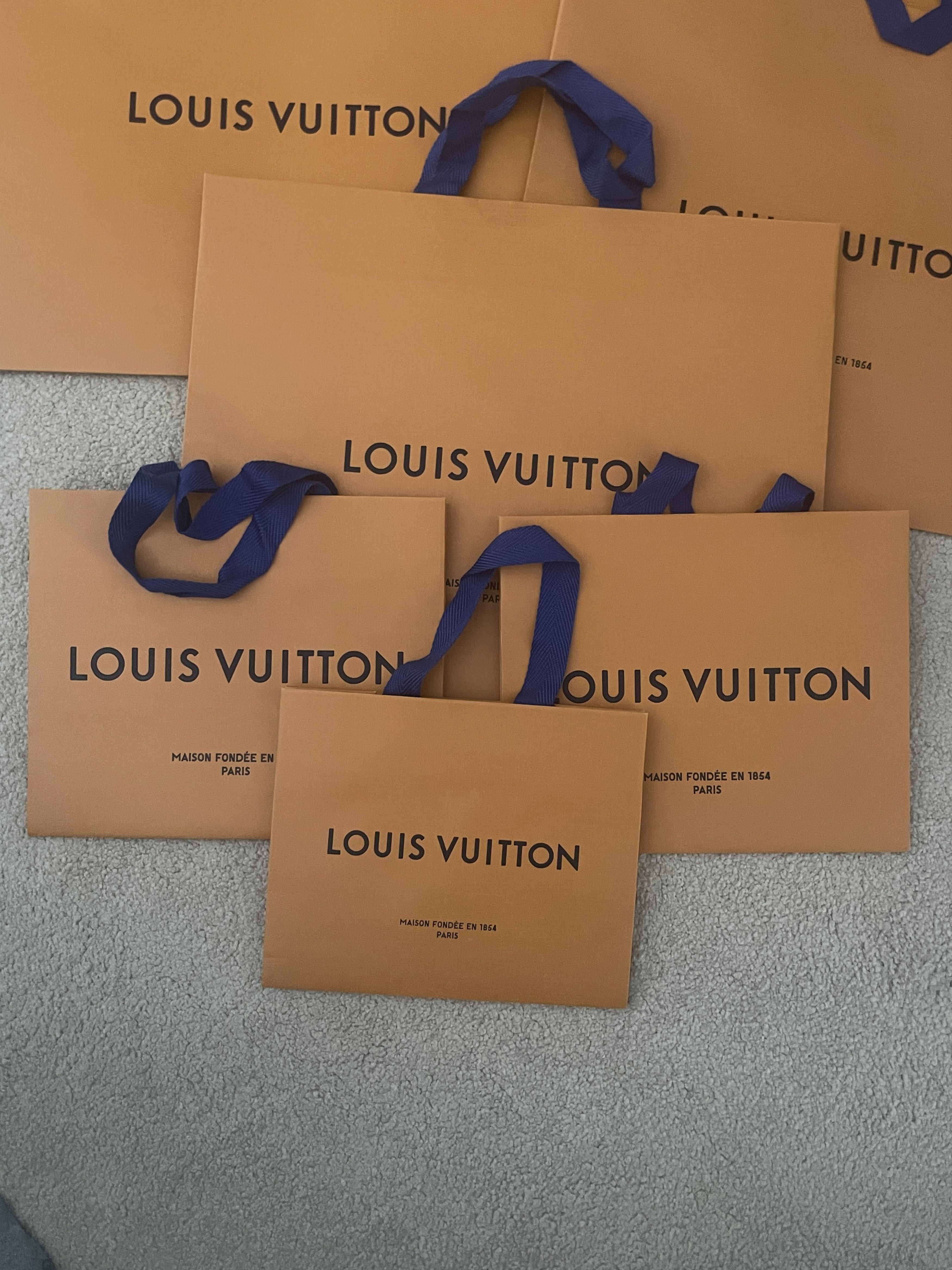 Louis Vuitton Louis Vuitton Orange Shopping Bags - All Sizes Size ONE SIZE - 3 Thumbnail