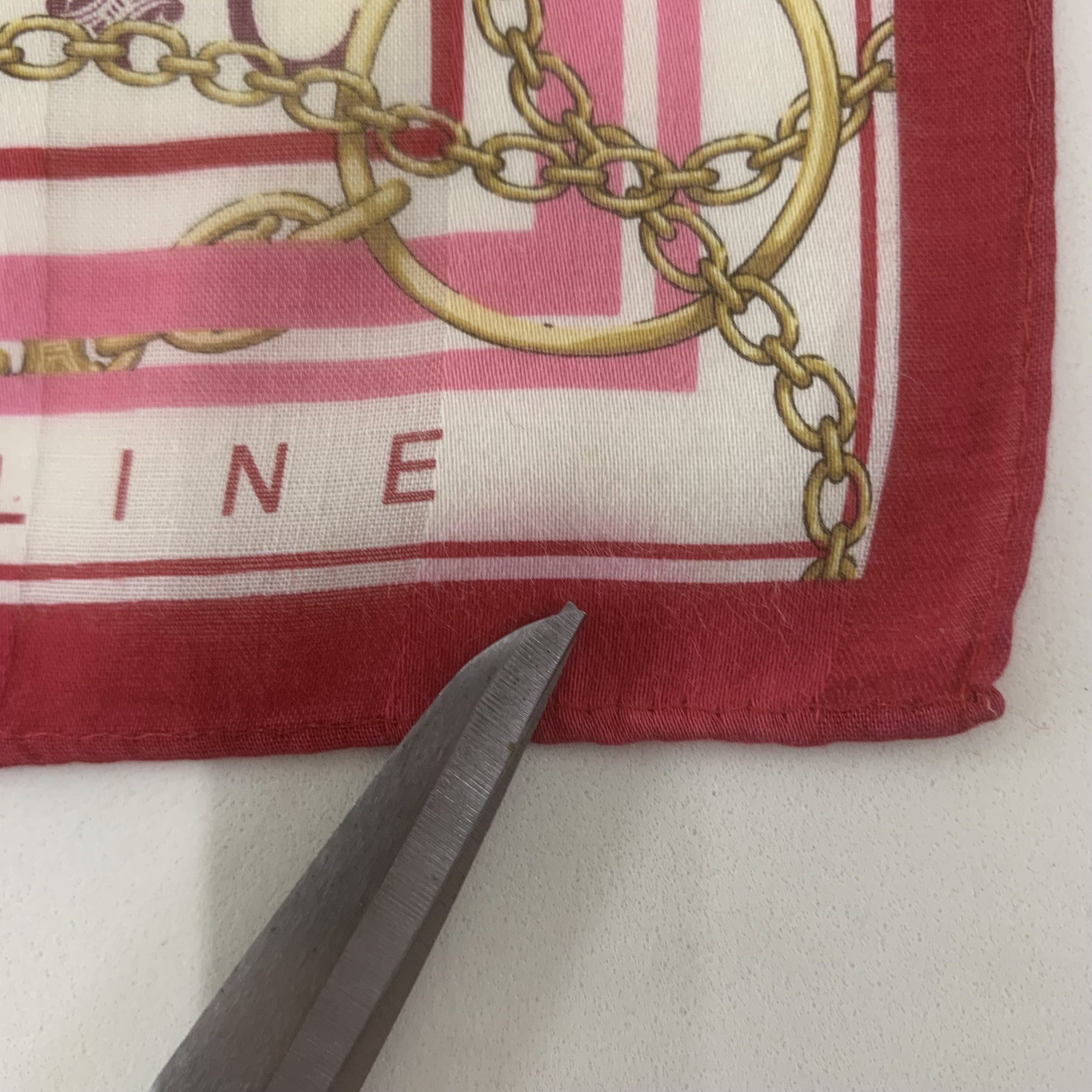 Celine Celine Handkerchief Bandana Neckerchief Pocket Square Size ONE SIZE - 5 Thumbnail