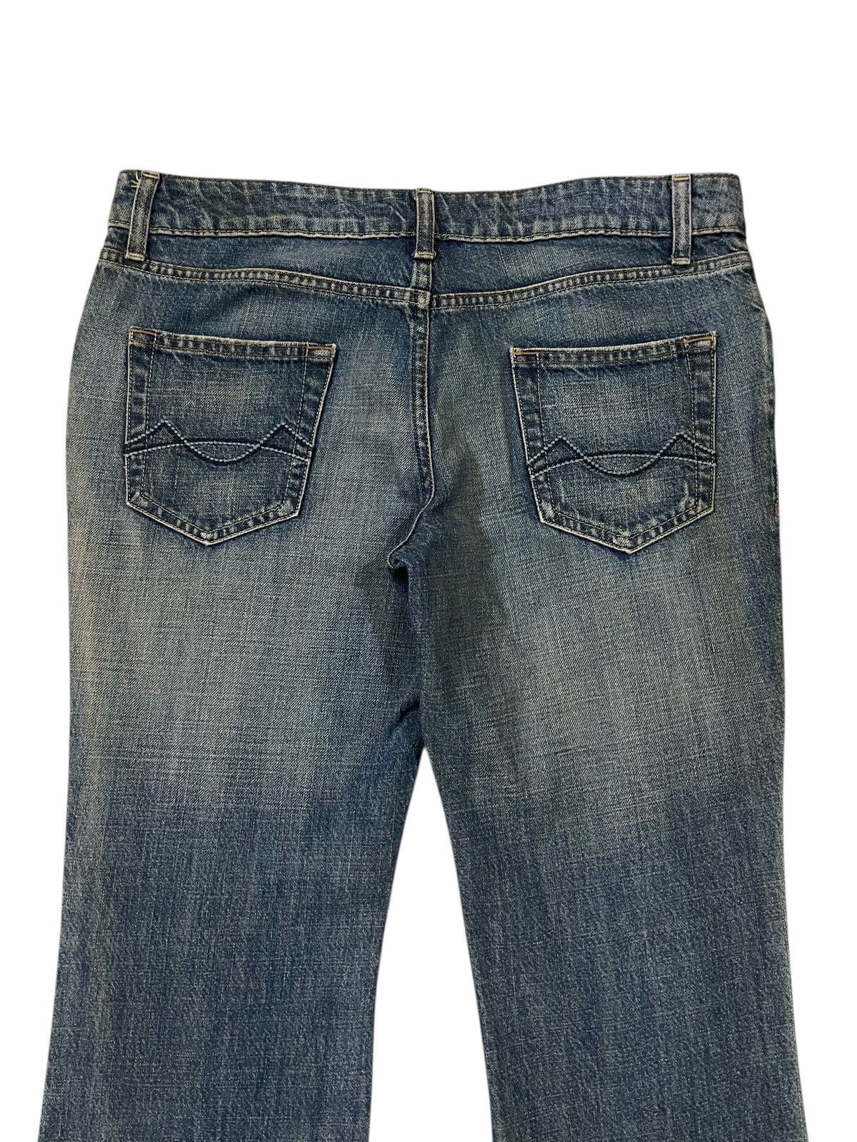 Mossimo MOSSIMO SUPPLY Distressed Flare Jeans Denim Size US 33 - 10 Thumbnail
