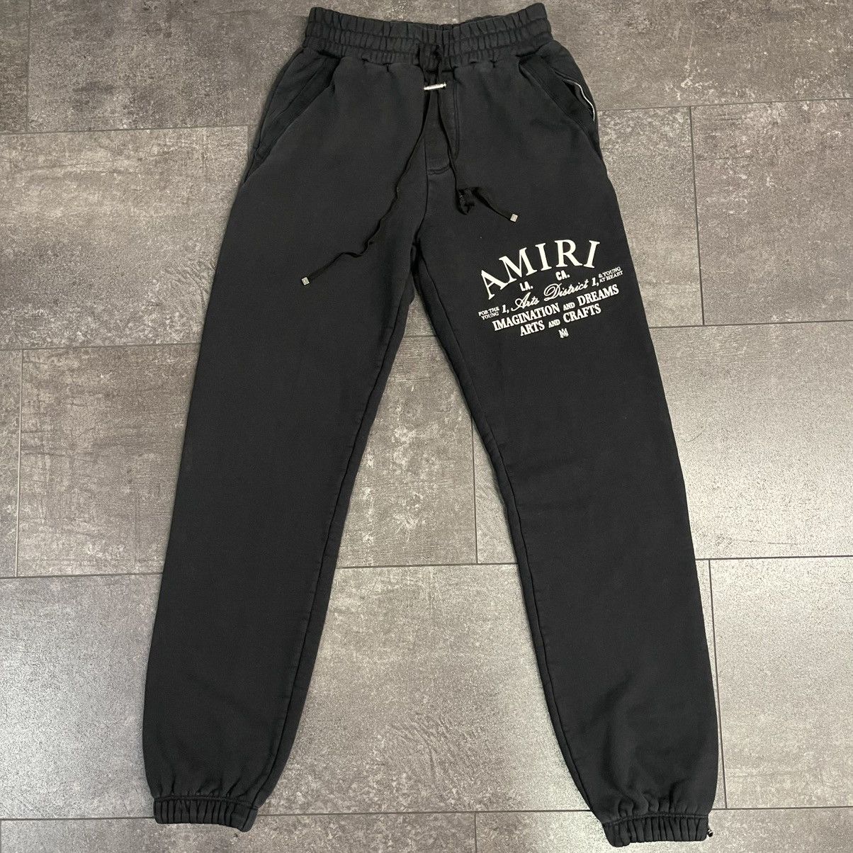 Amiri Arts District Graphic Jogger Sweatpants Black