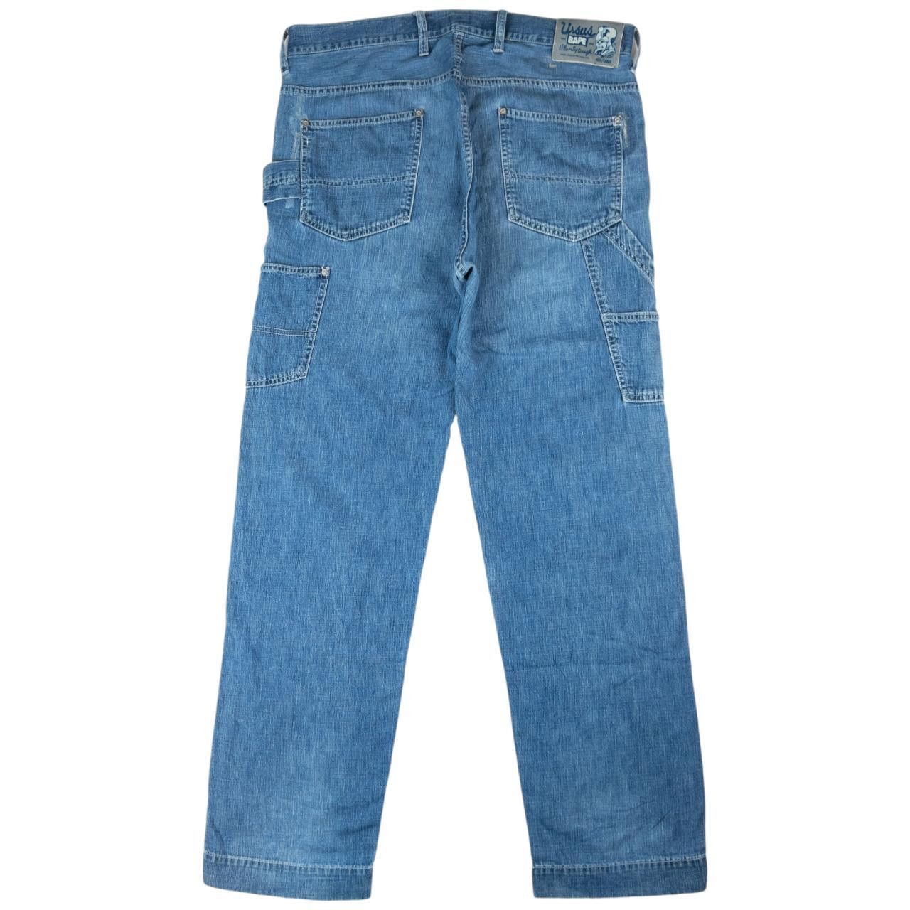 Bape Vintage Bape Ursus Denim Jeans Size L Size US 32 / EU 48 - 2 Thumbnail