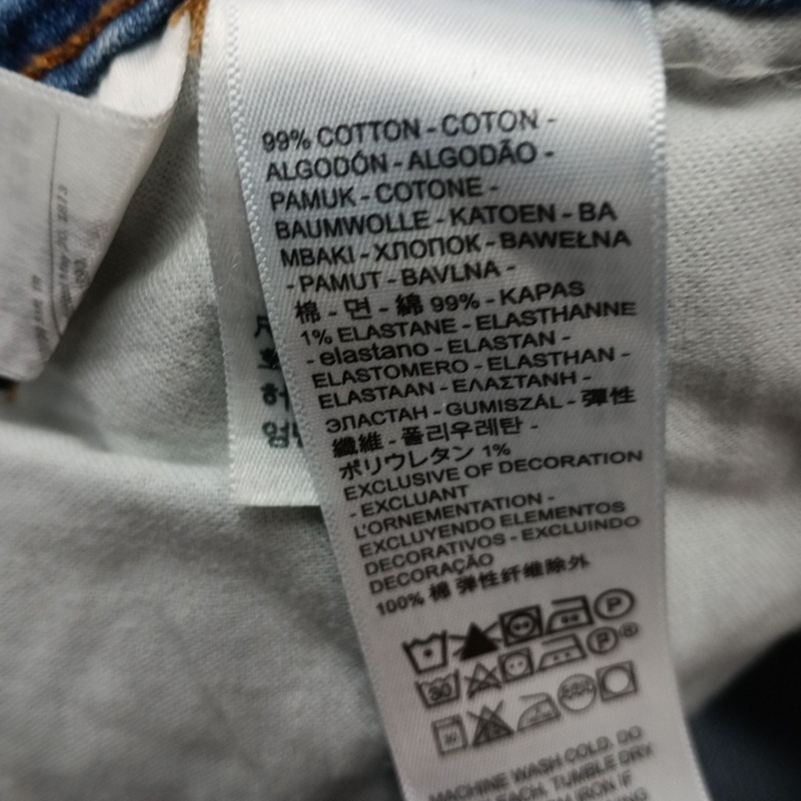 Levi's Levi's 541 Jeans Men's 34x34 Blue Athletic Taper Fit Size US 34 / EU 50 - 5 Thumbnail