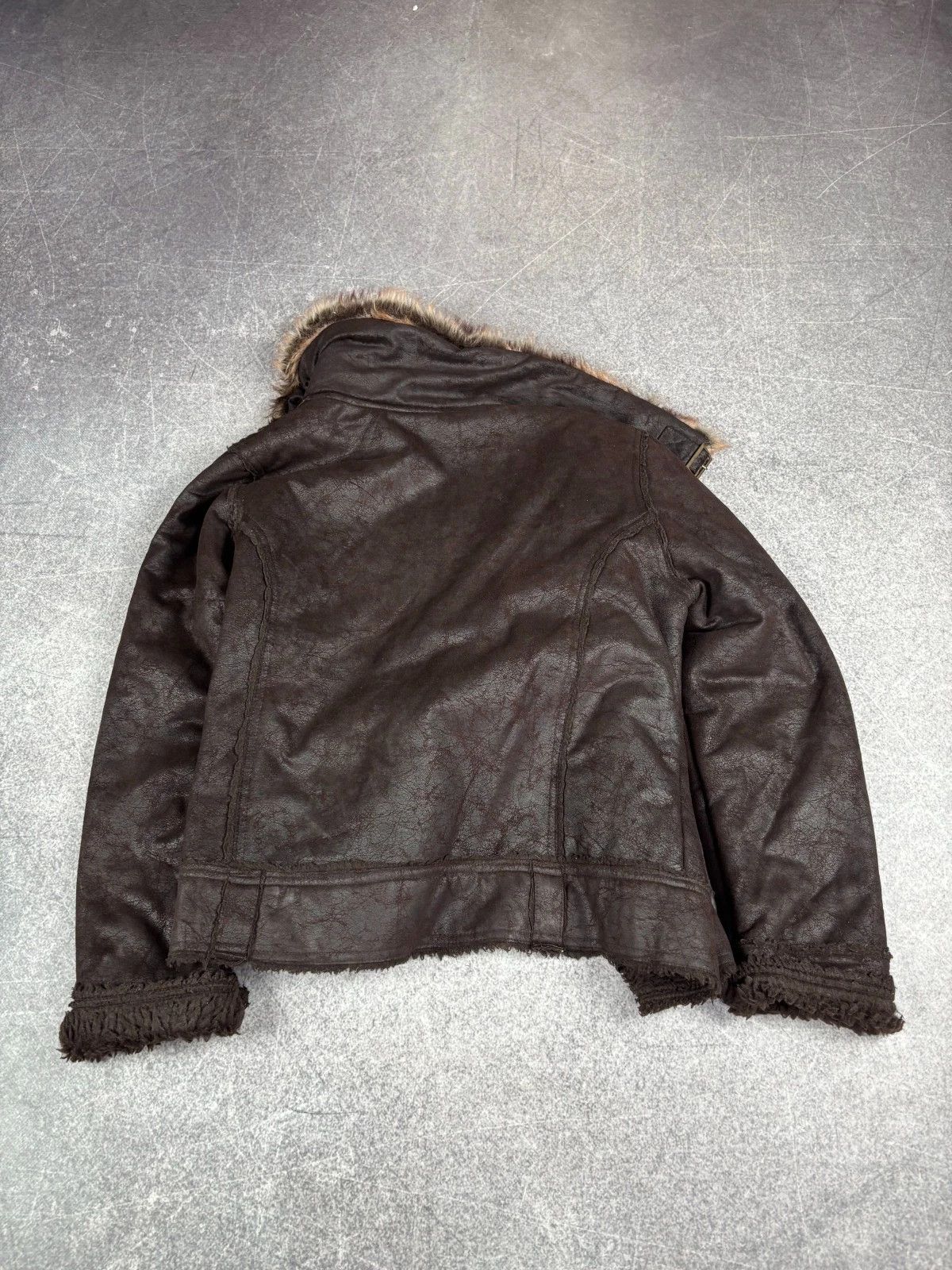 Tornado Mart IF SIX WAS NINE STYLE JAPANESE SHEEPSKIN JACKET FUR HOOD Y2K Size US S / EU 44-46 / 1 - 7 Thumbnail