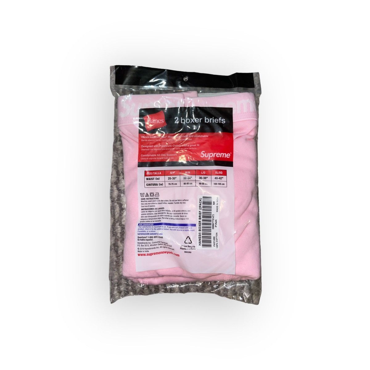 Supreme Pink Supreme Hanes Boxer Briefs (2 Pack) | Grailed
