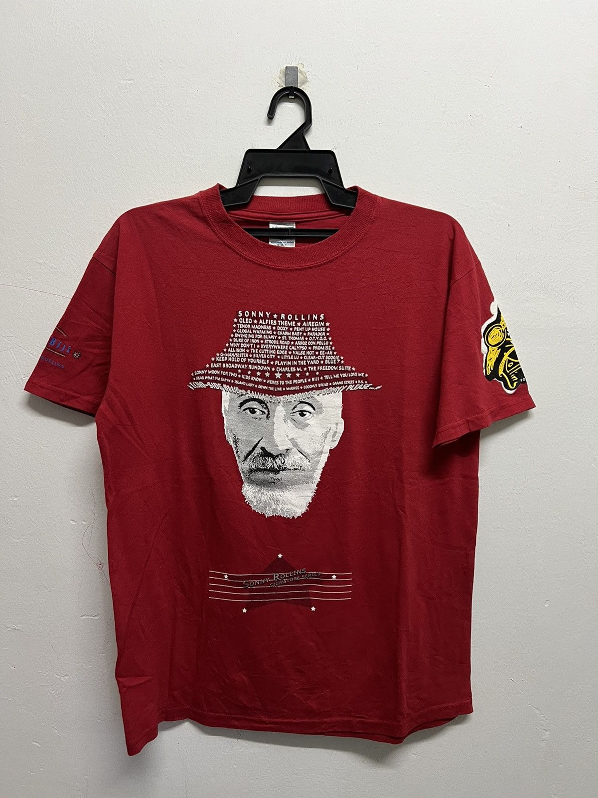 Band Tees × Vintage Vintage 90’s Sonny Rollins American Jazz Tee Size US M / EU 48-50 / 2 - 1 Thumbnail