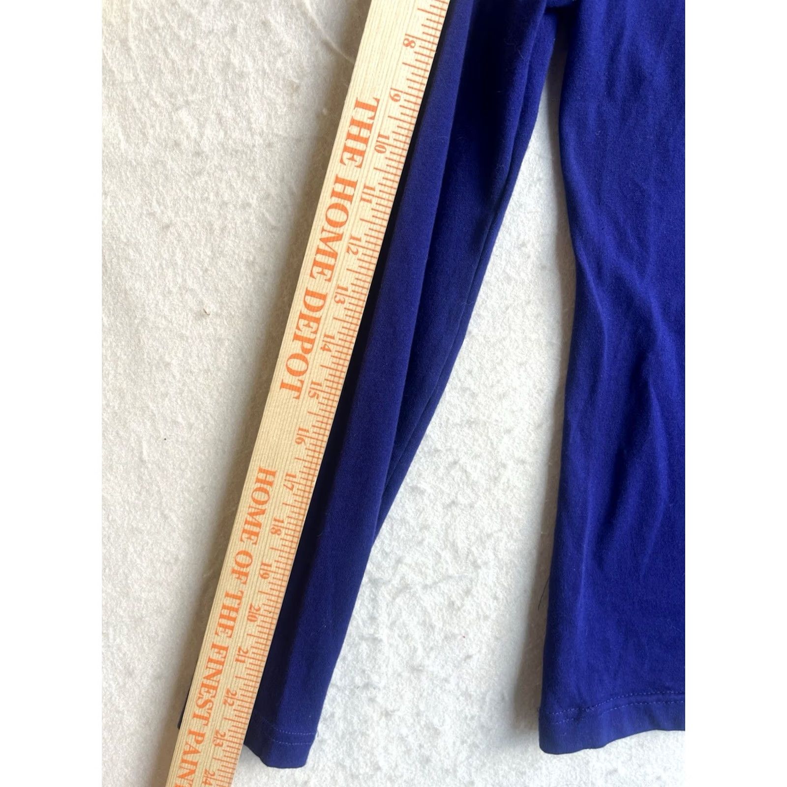 Champion Champion Top Women's Small Purple Long Sleeve Activewear Regular Fit Cotton Blend Solid Top Size S / US 4 / IT 40 - 5 Thumbnail