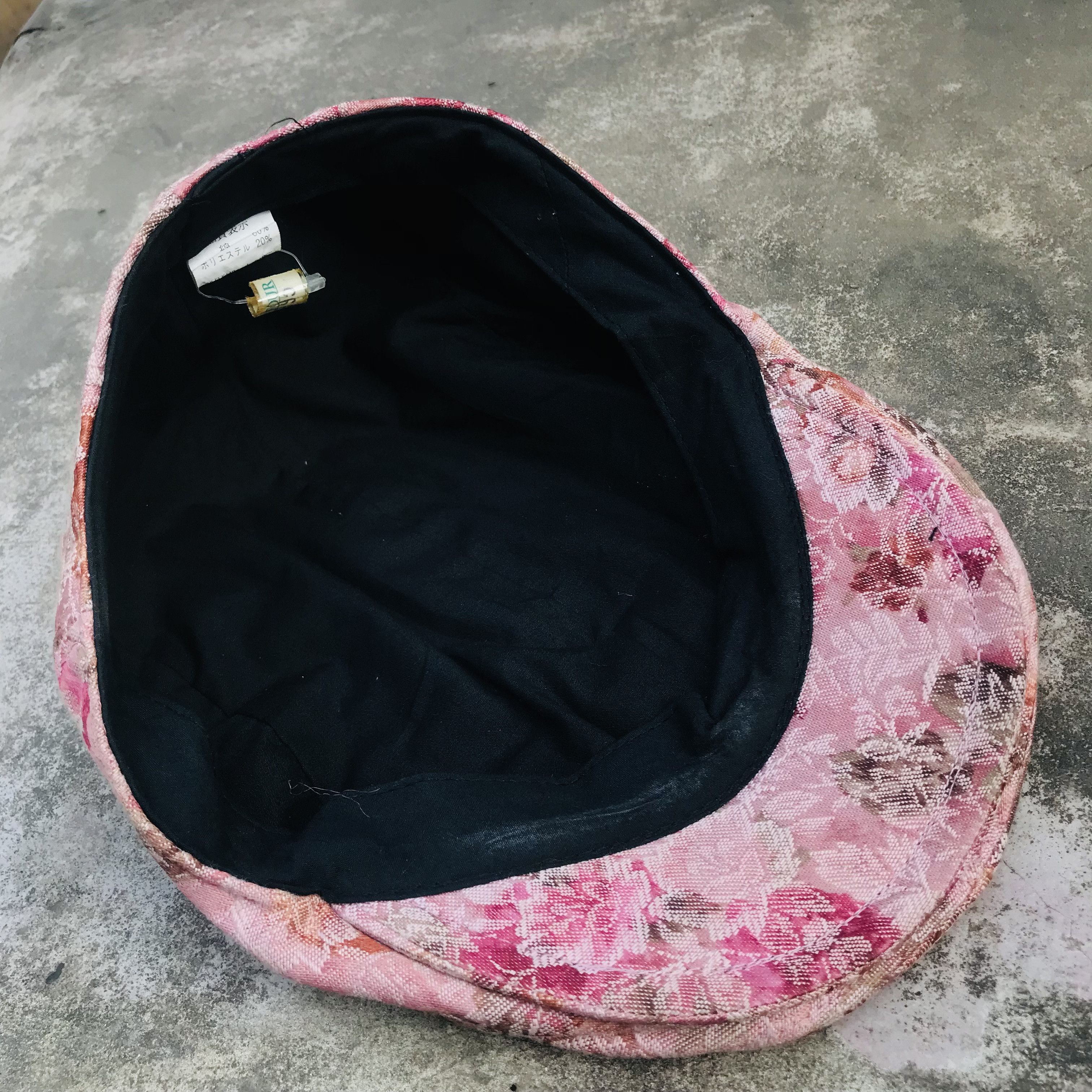 Vintage Vintage Japanese Floral Flat Hat Size ONE SIZE - 4 Thumbnail