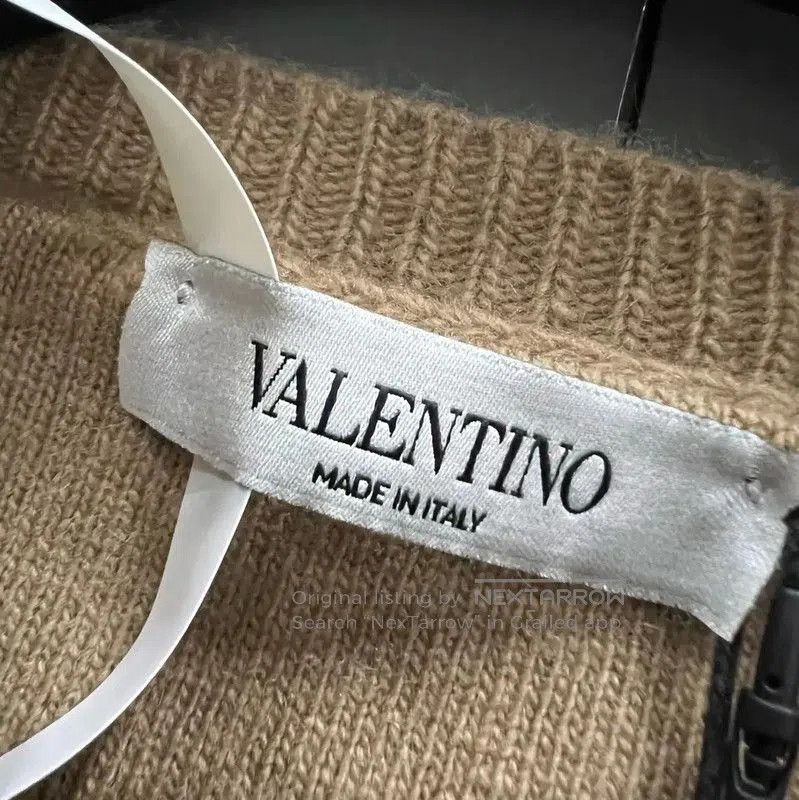 Valentino Valentino Spring Autumn Khaki Wool Sweater . Size S / US 4 / IT 40 - 4 Thumbnail
