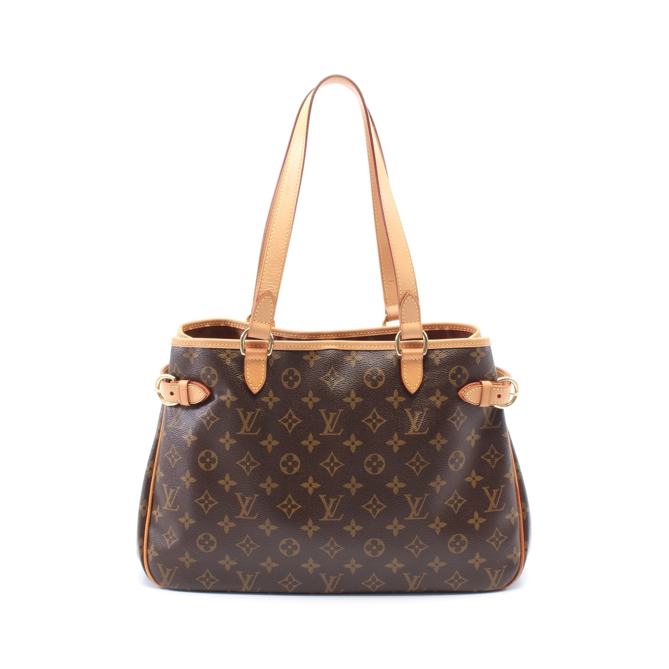Louis Vuitton Louis Vuitton Batignolles Horizontal Monogram Shoulder Bag Leather Brown Size ONE SIZE - 1 Thumbnail