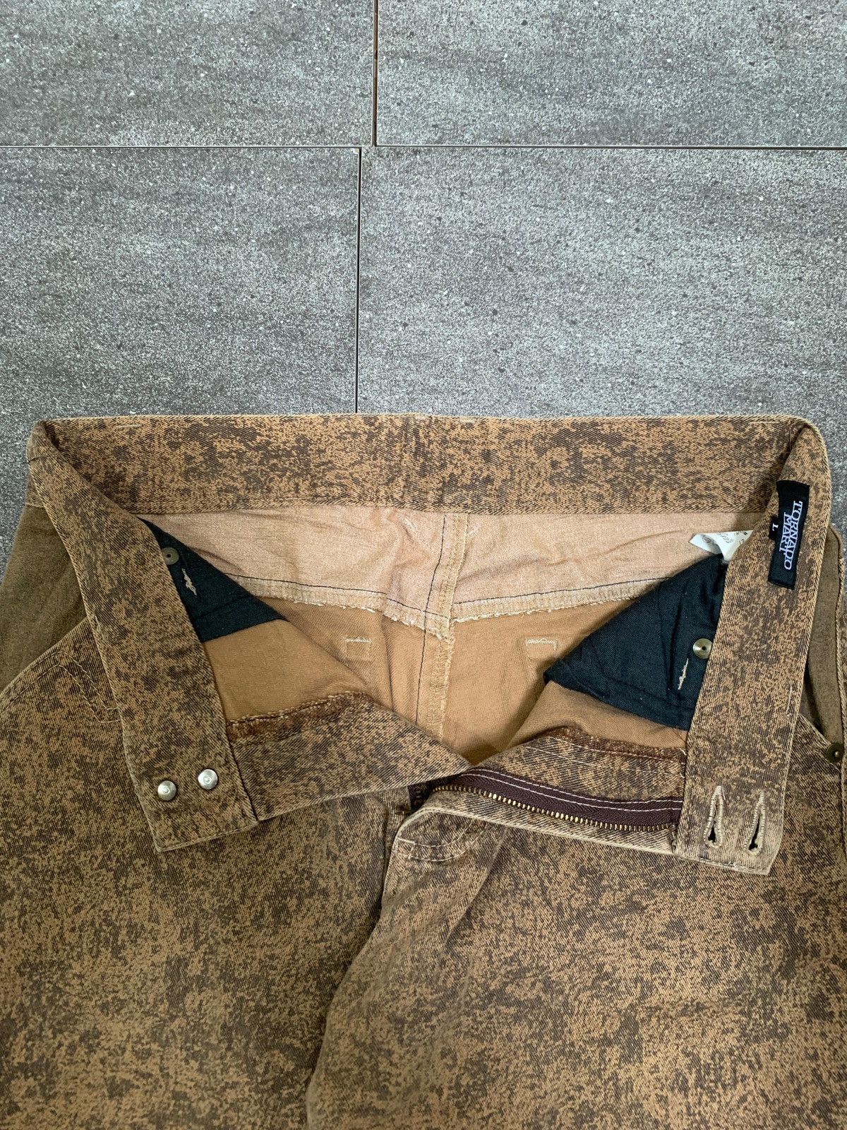 Le Grande Bleu (L.G.B.) × Tornado Mart Printed Flared Pants Size US 31 - 7 Thumbnail