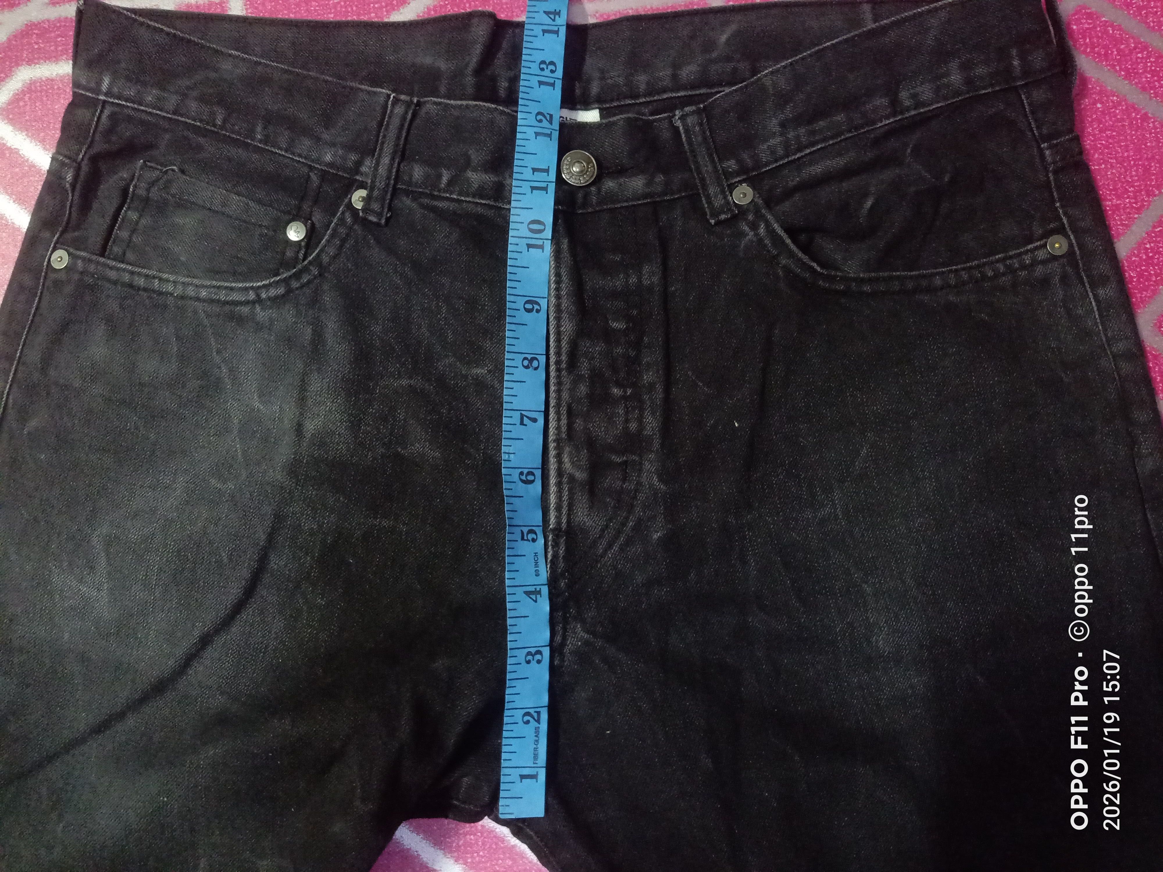 H&M H&M SuperBlack Men Straight Cut Denim 🌟 Size US 36 / EU 52 - 15 Thumbnail