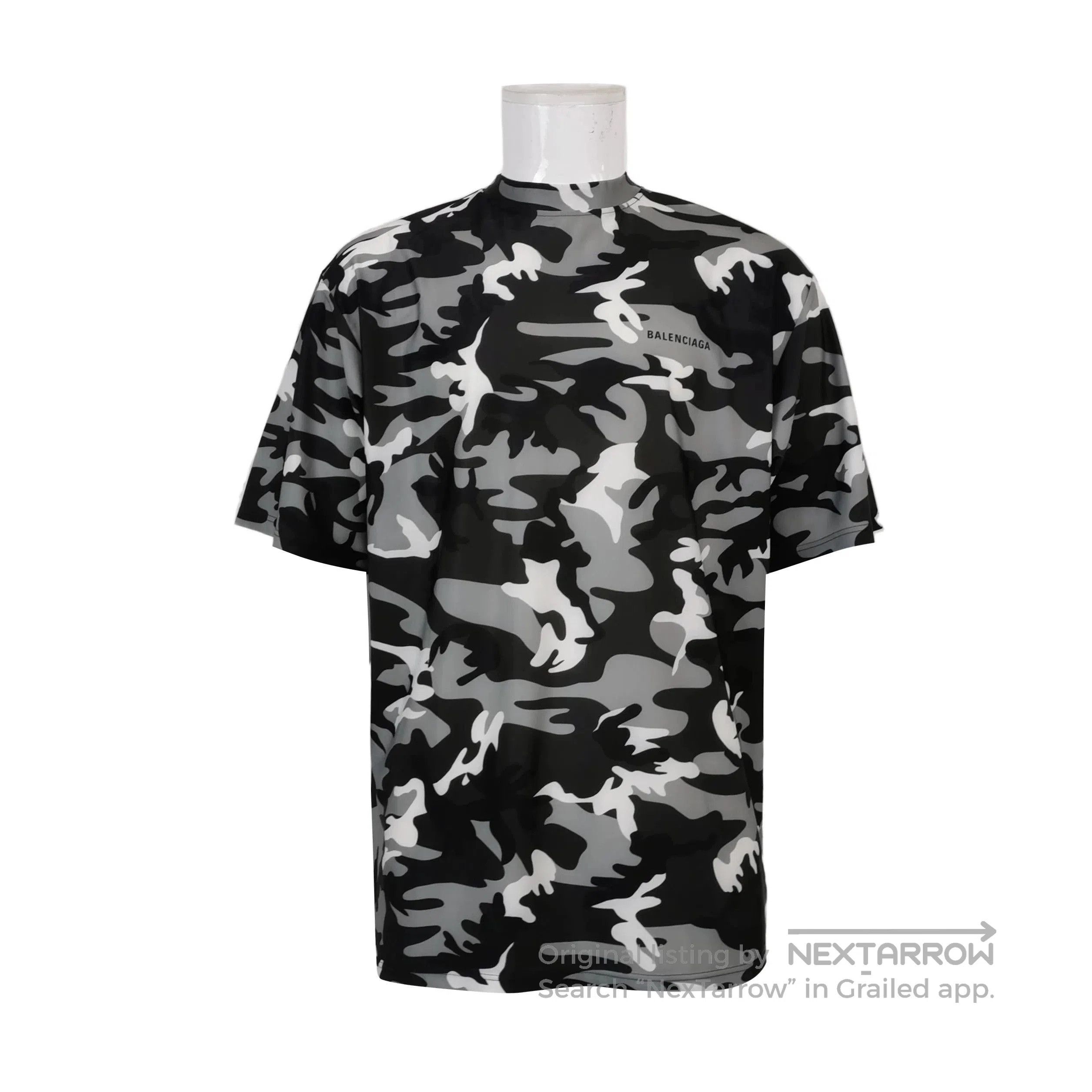 Balenciaga balenciaga camouflage print short sleeve t-shirt. Size US XS / EU 42 / 0 - 1 Thumbnail