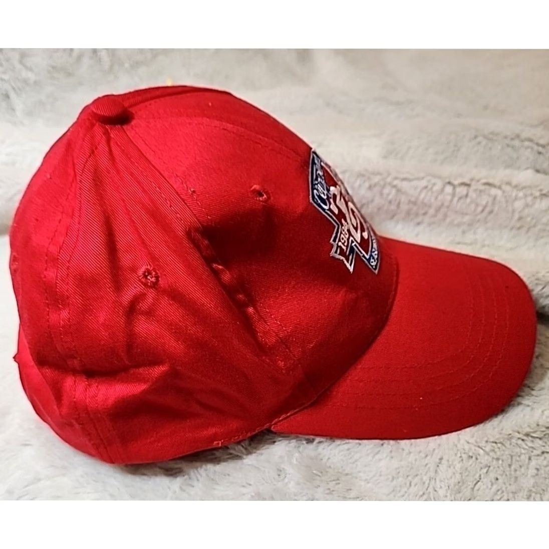 NBA VINTAGE Los Angeles LA Sga 2009 Clippers NBA 25 seasons Old Logo Cap Hat Adjustable One Size Red Mens Size ONE SIZE - 5 Thumbnail