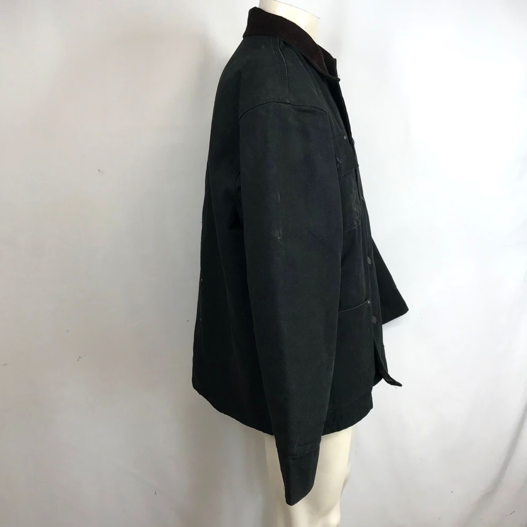 Vintage VINTAGE UNION LINE Canvas Blanket Lined Journeyworker Black Jacket Large Corduroy Collar Unisex L Size US L / EU 52-54 / 3 - 5 Thumbnail