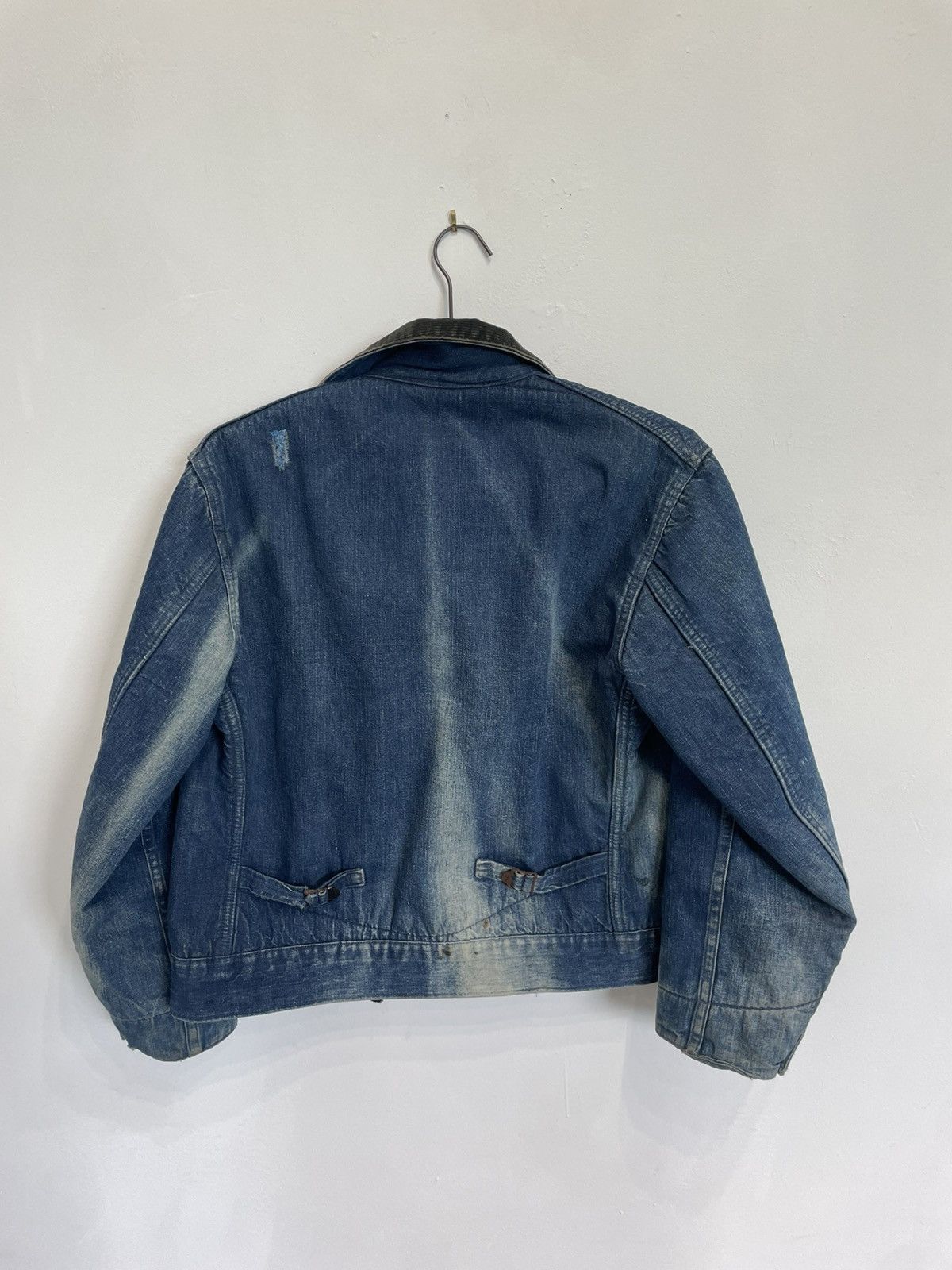 Vintage 1940s - 1950s buckleback denim jacket Size US M / EU 48-50 / 2 - 2 Thumbnail