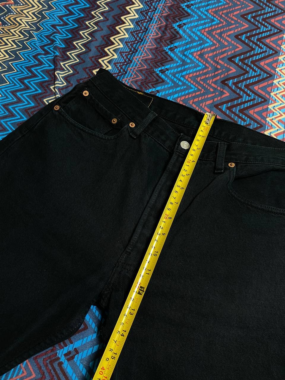 Levi's × Vintage Vintage 90s Levi's 501 Black Denim Opium Jeans Size US 34 / EU 50 - 10 Thumbnail