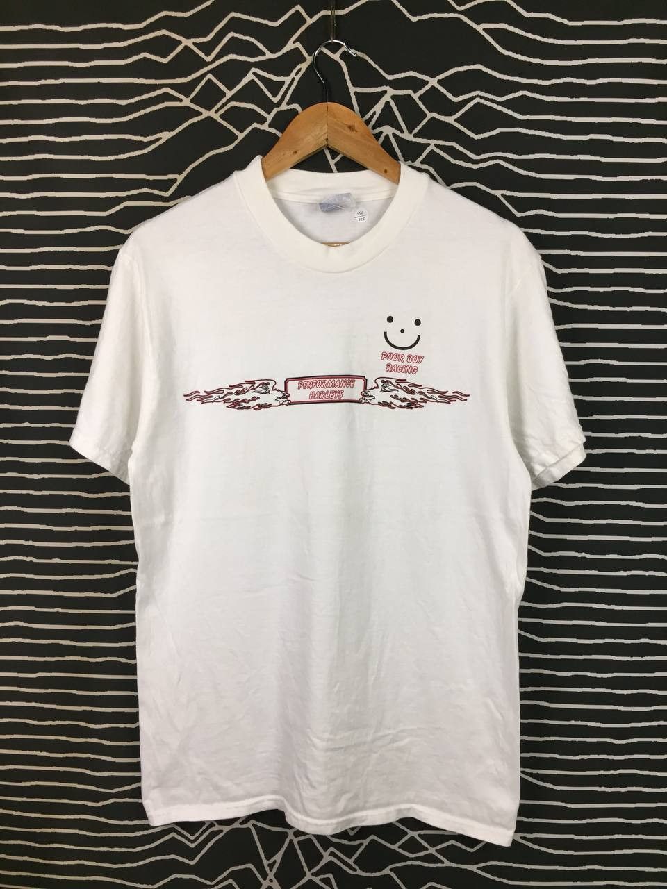Vintage Vtg 90s Poor Boy Racing Performance Harleys Tee Size US M / EU 48-50 / 2 - 5 Thumbnail