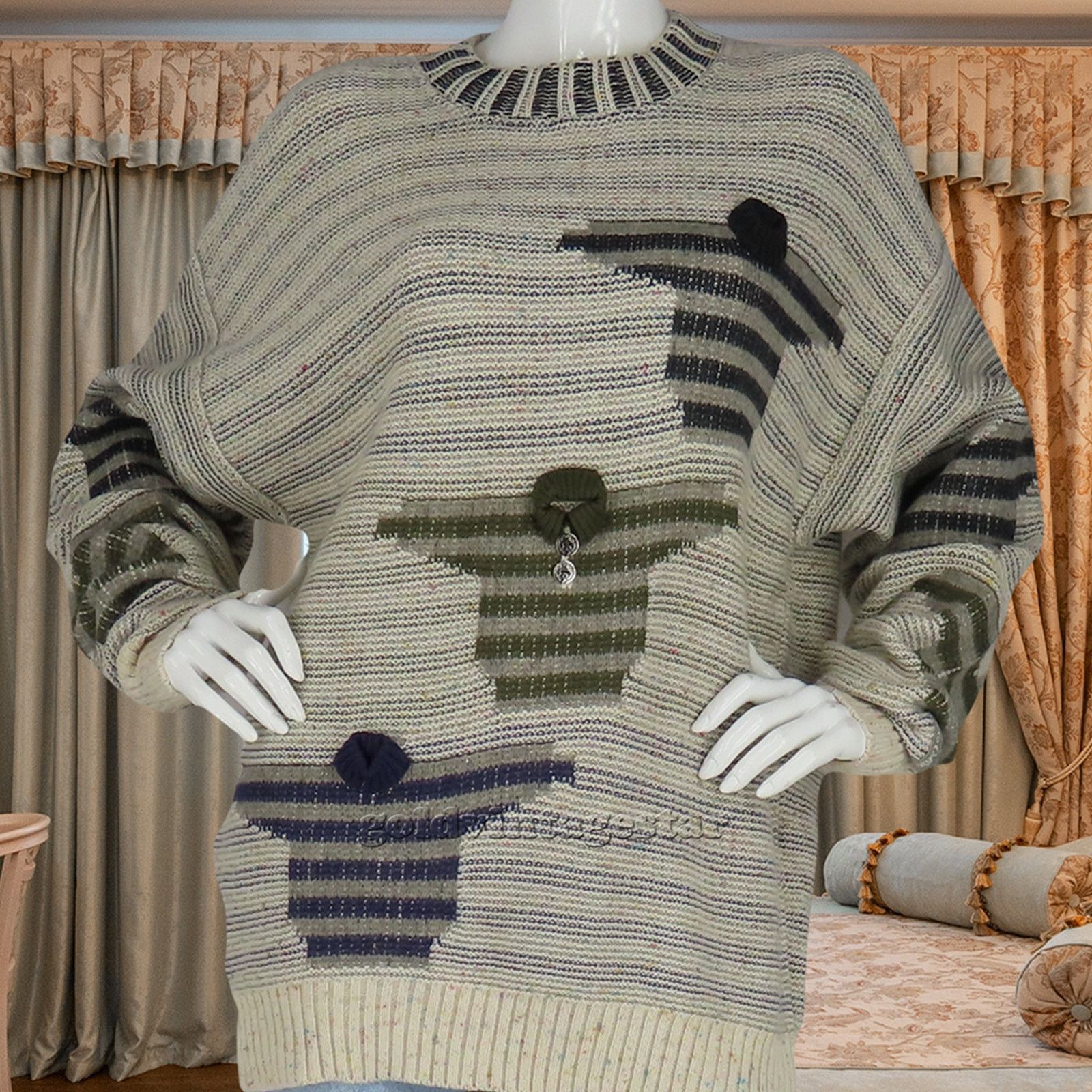 Carlo Colucci Vintage Carlo Colucci Pullover Jumper 3D Wool Knit Sweater Size XL / US 12-14 / IT 48-50 - 2 Thumbnail