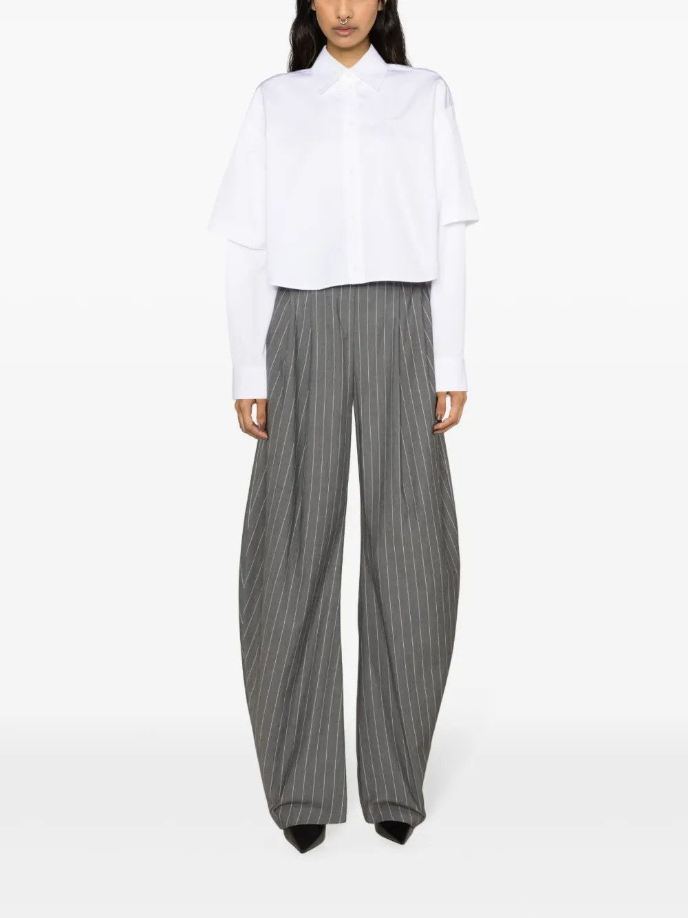 Off-White o1y1225 Solid Color Shirt in White Size XS / US 0-2 / IT 36-38 - 4 Thumbnail
