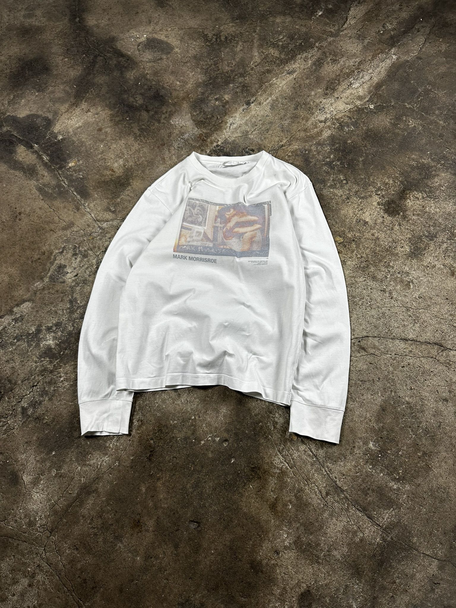 トップス HELMUT LANG SEEN BY THE ARTIST SERIES LT Helmut Lang Helmut Lang Artist Series Mark Morrisroe Art