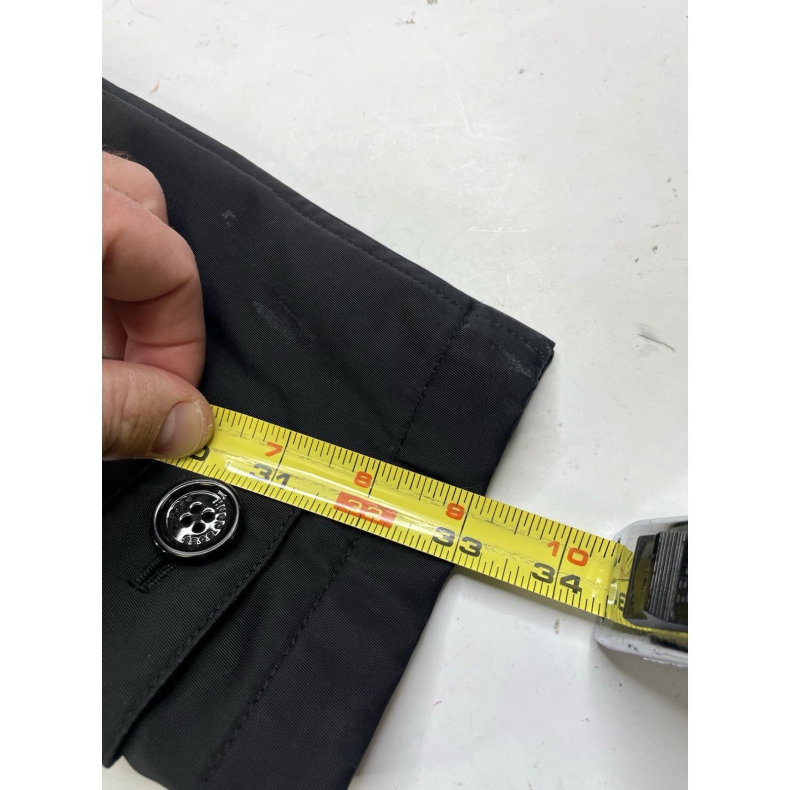 Hugo Boss HUGO BOSS Carson1 Coat 46R Black Polyester Water Repellent Trench Jacket Men Regular Car Coat Winter Fall Jacket Coat Size US S / EU 44-46 / 1 - 4 Thumbnail