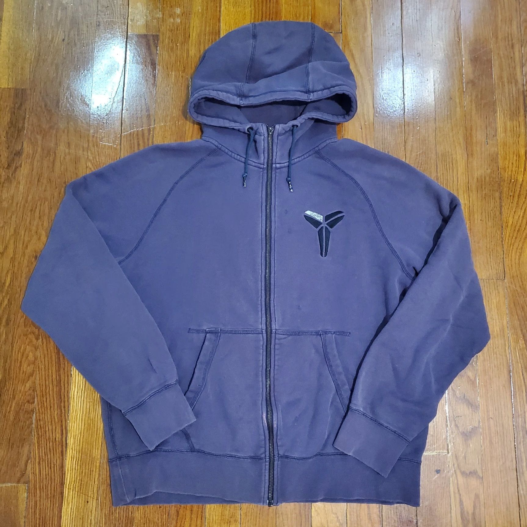 Nike Nike Kobe Bryant Hoodie Sweatshirt Adult L Distressed Y2K Dark Purple Size US L / EU 52-54 / 3 - 6 Thumbnail