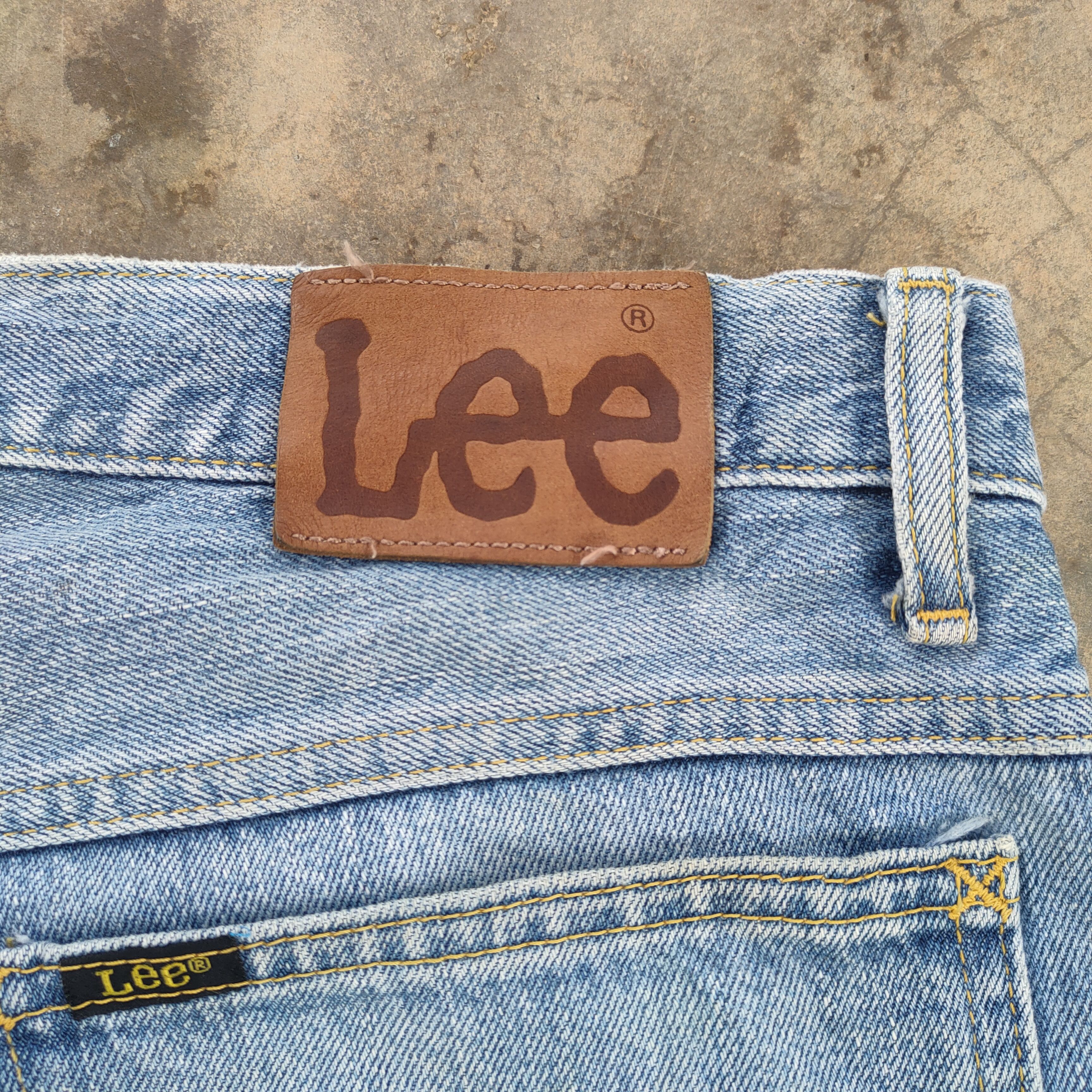 Lee W34 VINTAGE LEE RIDERS FADED RIPPED JEANS DENIM PANTS Size US 34 / EU 50 - 13 Thumbnail