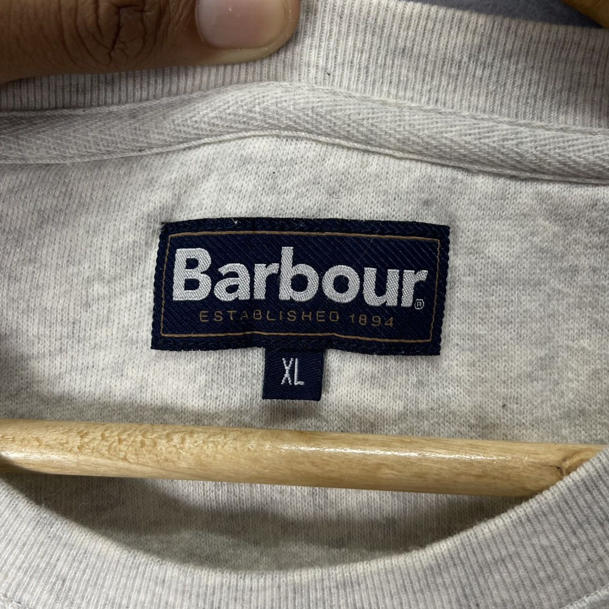 Barbour Barbour Arc Logo Crewneck Sweatshirt –Heather Grey (Size XL) Size US XL / EU 56 / 4 - 7 Thumbnail