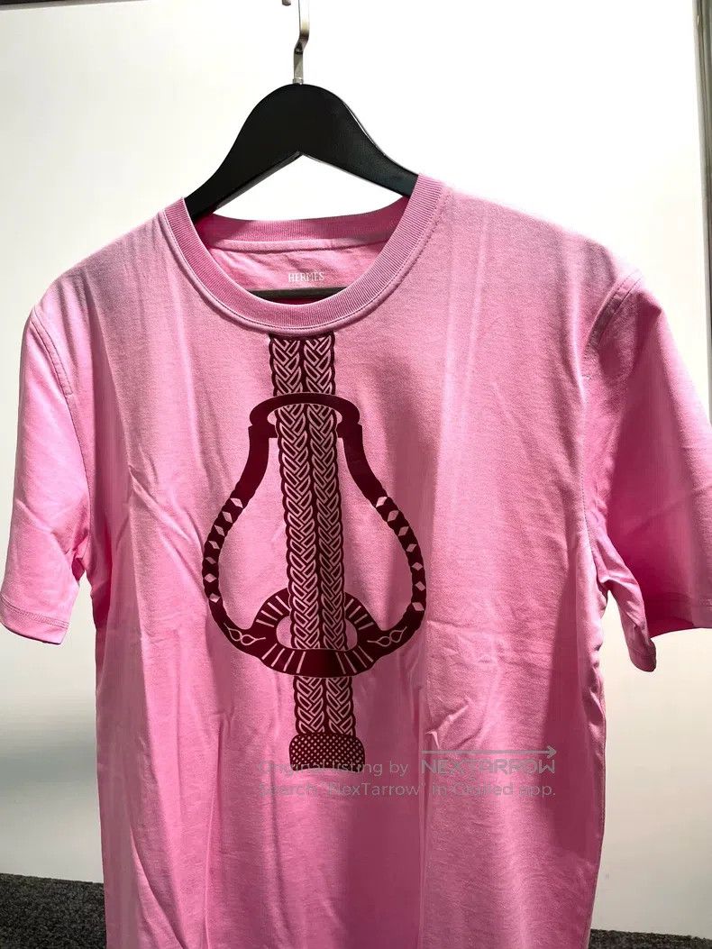 Hermes Hermes Pink Short Sleeve Size XS / US 0-2 / IT 36-38 - 3 Thumbnail