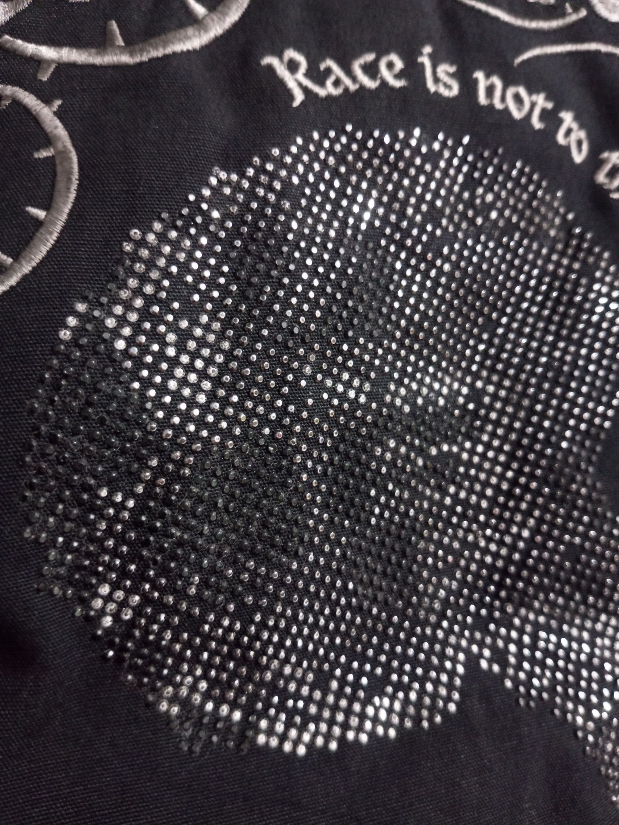 Japanese Brand cds black sense Paisley embroidery skull cross poem shirt Size US M / EU 48-50 / 2 - 11 Thumbnail