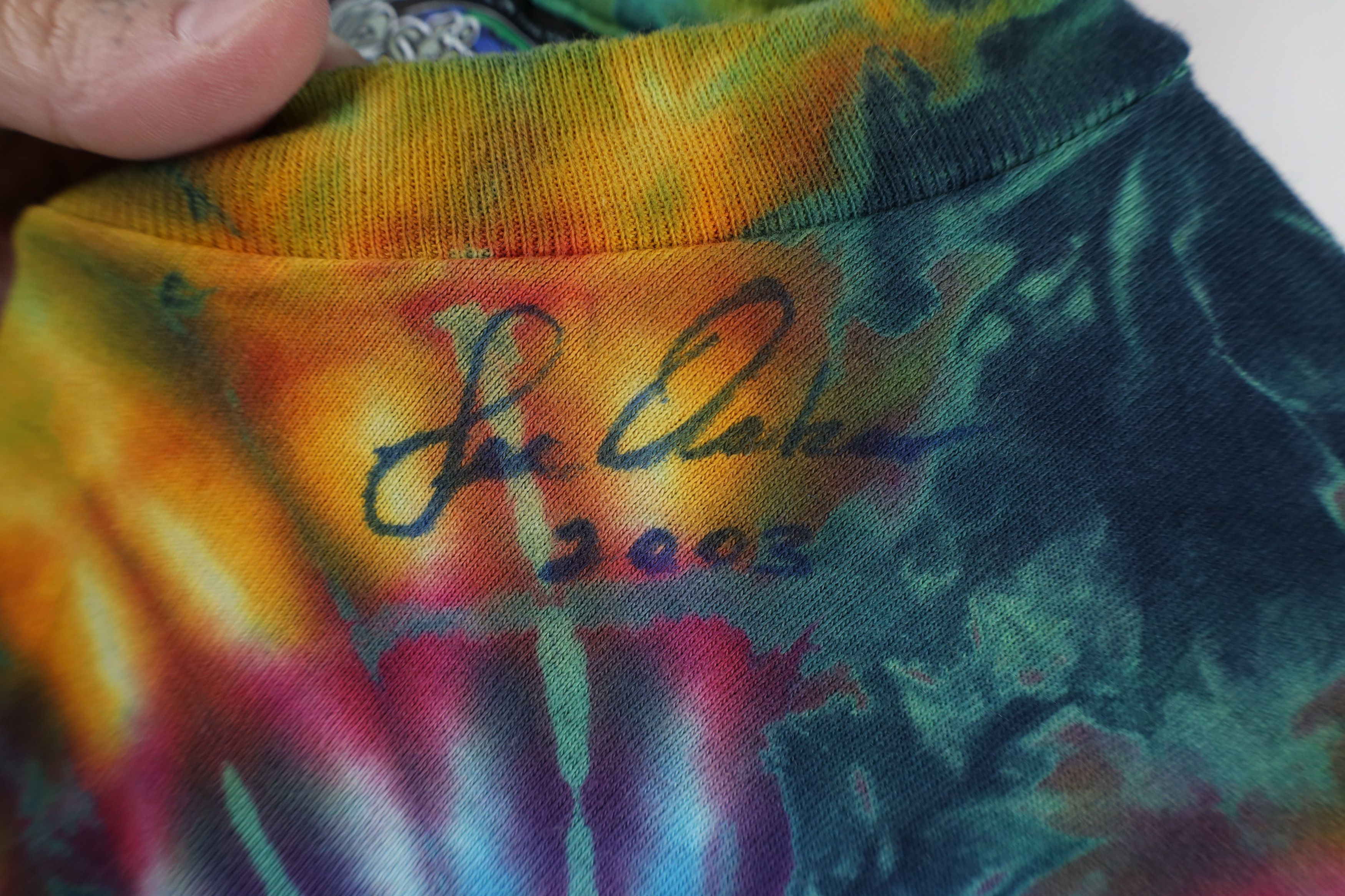 Vintage Vintage Y2K 2003 Oskar Harmonicas Rainbow Tie Dye T-Shirt US Size US XL / EU 56 / 4 - 6 Thumbnail