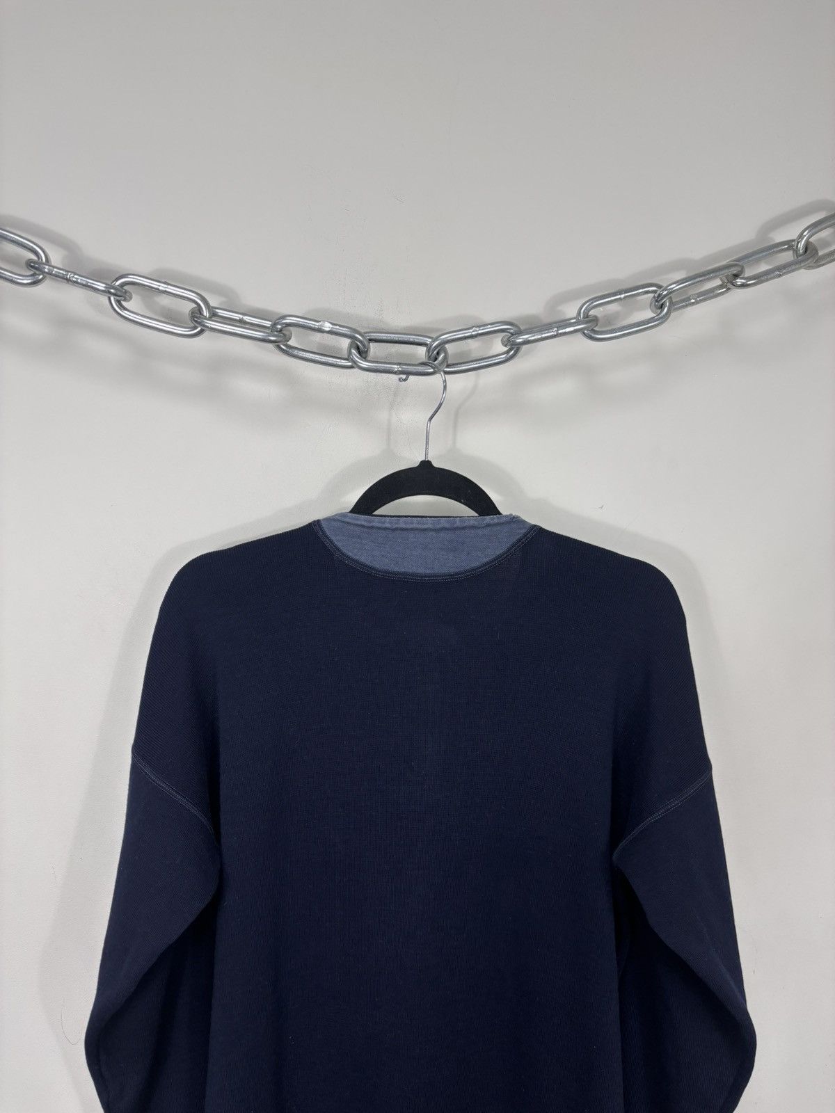 Paul & Shark Vintage Paul & Shark Sportswear Men’s Navy Blue Henley Shirt Size US M / EU 48-50 / 2 - 11 Thumbnail