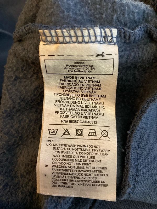 Adidas Adidas Sweater – Light Blue & in Great Condition! Size US M / EU 48-50 / 2 - 3 Thumbnail