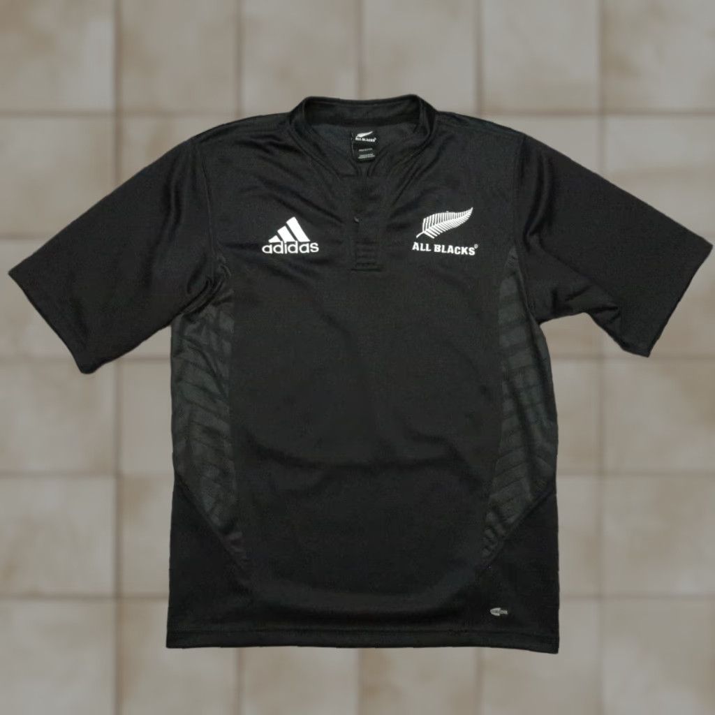 Adidas adidas All Blacks Rugby Jersey Men's Small Black Short Sleeve Climacool 2007 Size US S / EU 44-46 / 1 - 1 Thumbnail