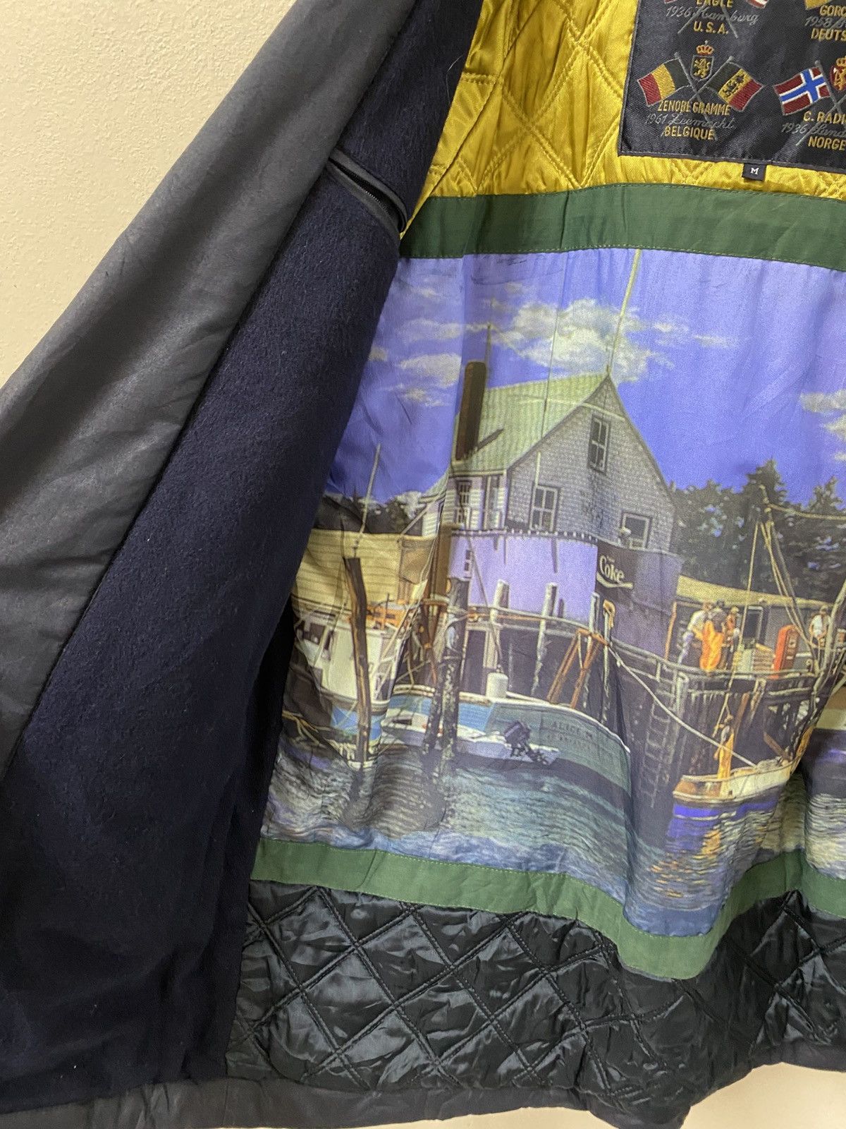 Paul & Shark VTG Paul & Shark Yachting Parka | Scenic Harbor Art Lining Size US L / EU 52-54 / 3 - 4 Thumbnail