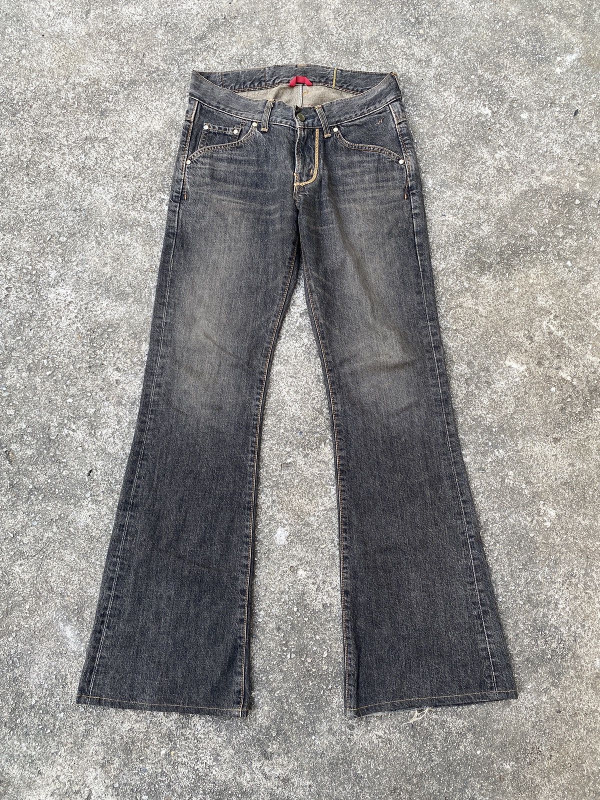 Edwin × Le Grande Bleu (L.G.B.) × Tornado Mart Edwin Japan 503 SS Flare Denim Size US 31 - 1 Thumbnail