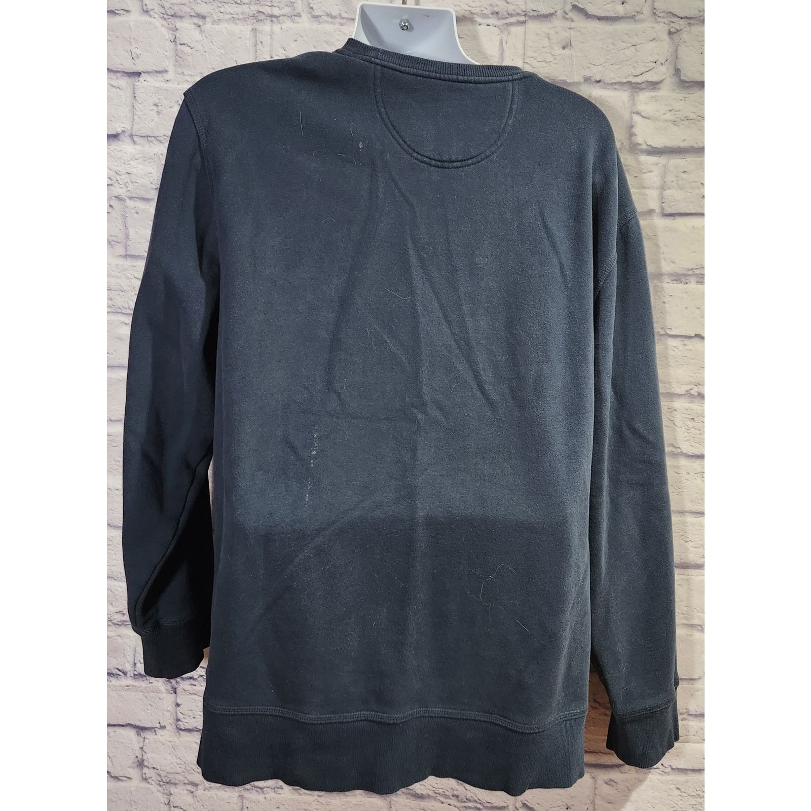 Izod Izod Dark Blue Crew Neck Long Sleeves Sweatshirt XXL Comfy Size US XXL / EU 58 / 5 - 3 Thumbnail