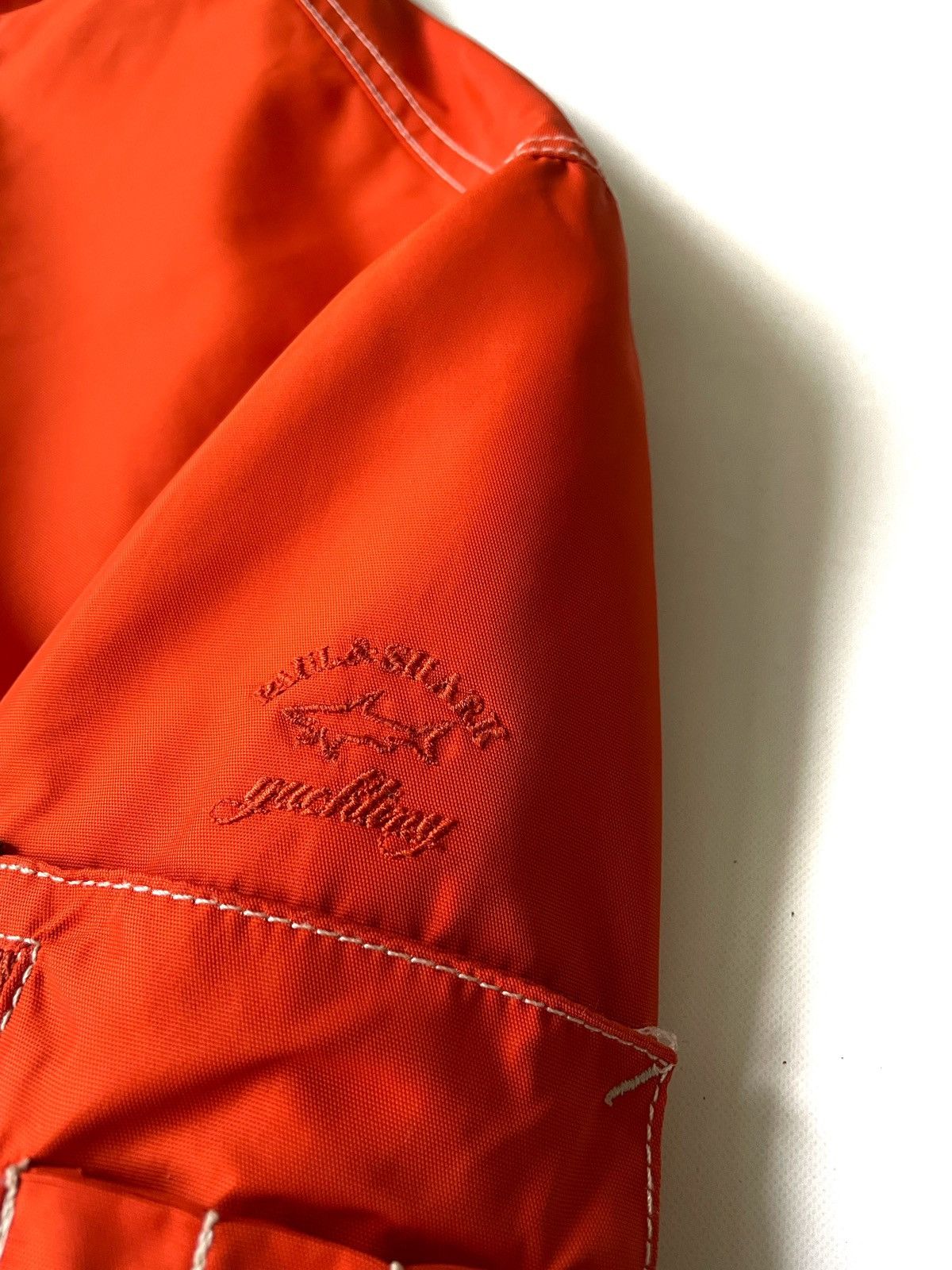 Paul & Shark Paul & Shark Orange Nylon Men Bomber Jacket Size M Size US M / EU 48-50 / 2 - 5 Thumbnail
