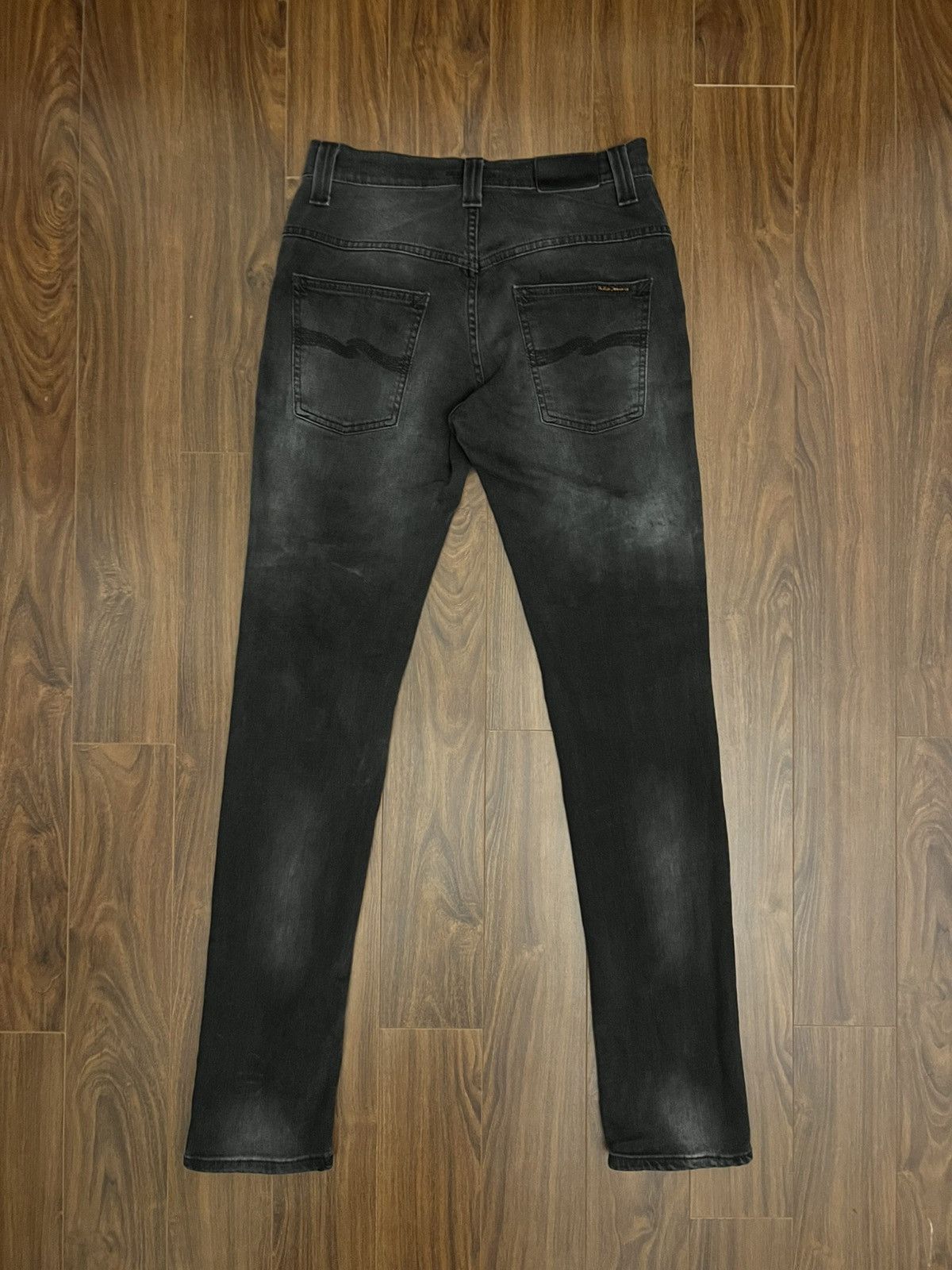 Nudie Jeans NJ1002334 Nudie Thin Finn Black Brutus Jeans Size US 30 / EU 46 - 2 Thumbnail
