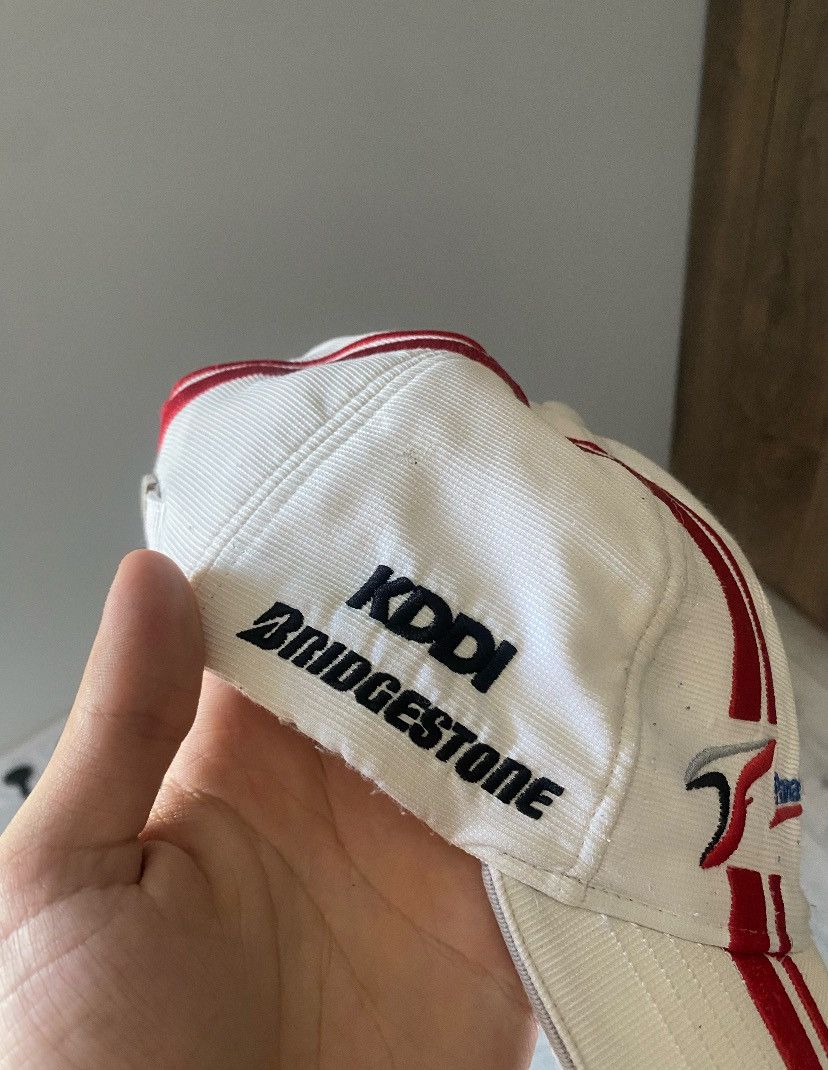 Honda × Vintage Vintage Panasonic Toyota Racing Y2K Cap Os Size ONE SIZE - 6 Thumbnail